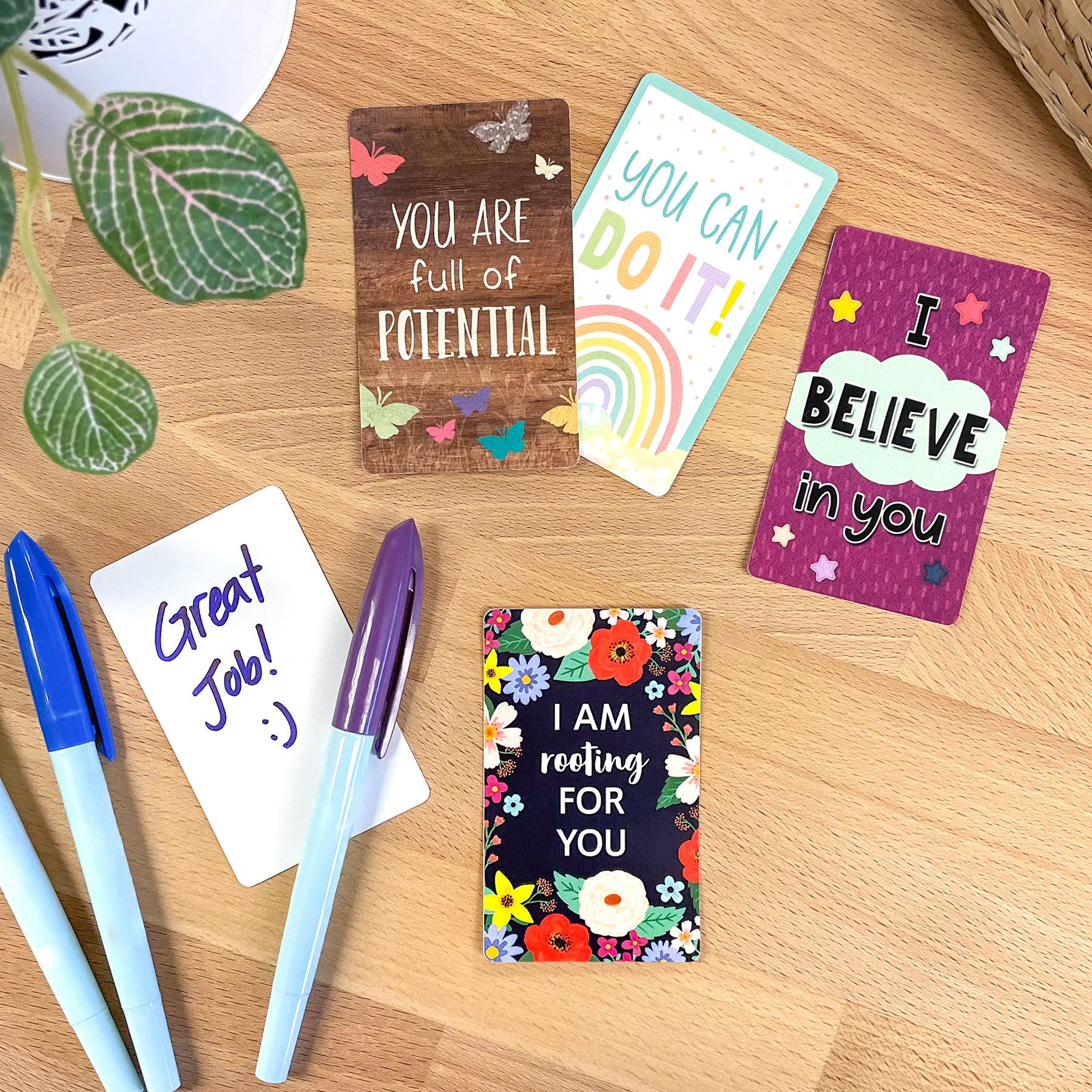 Encouragement Cards, 2-3/16" x 3-1/2", Pack of 42