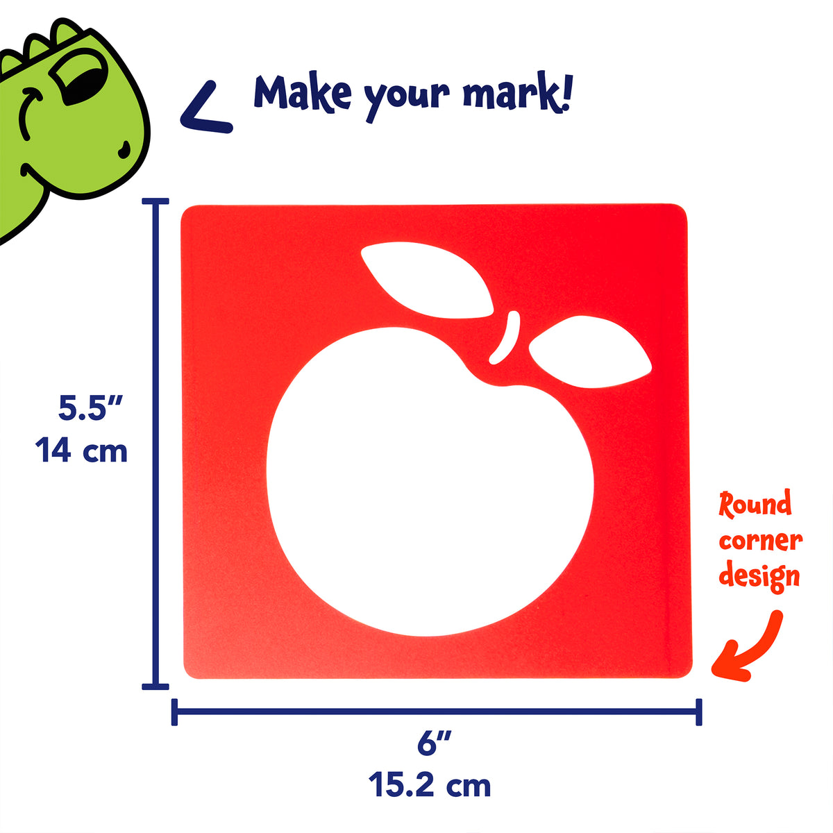 (3 ST) FRUIT STENCILS