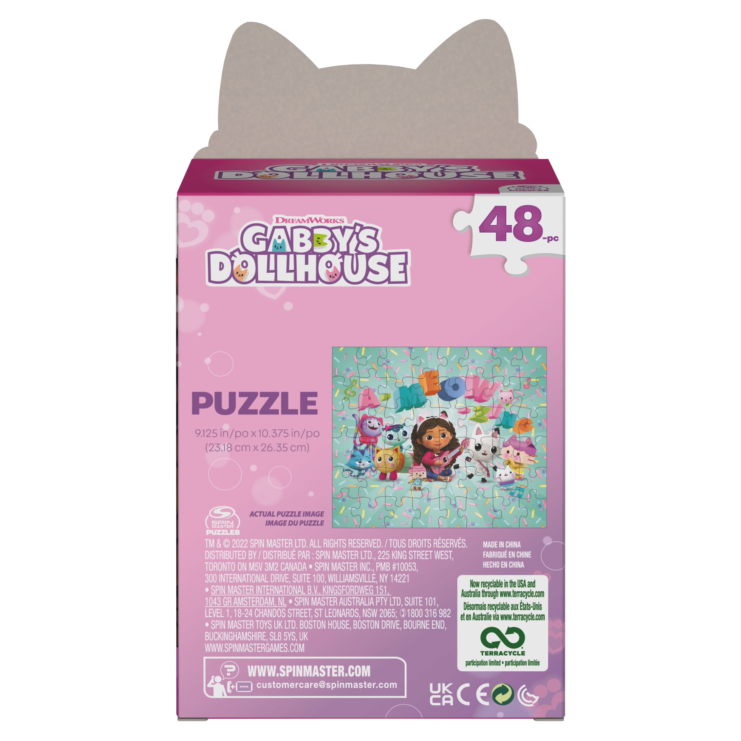 Gabby’s Dollhouse, 48-Piece A-Meow-Zing Easy Jigsaw Puzzle