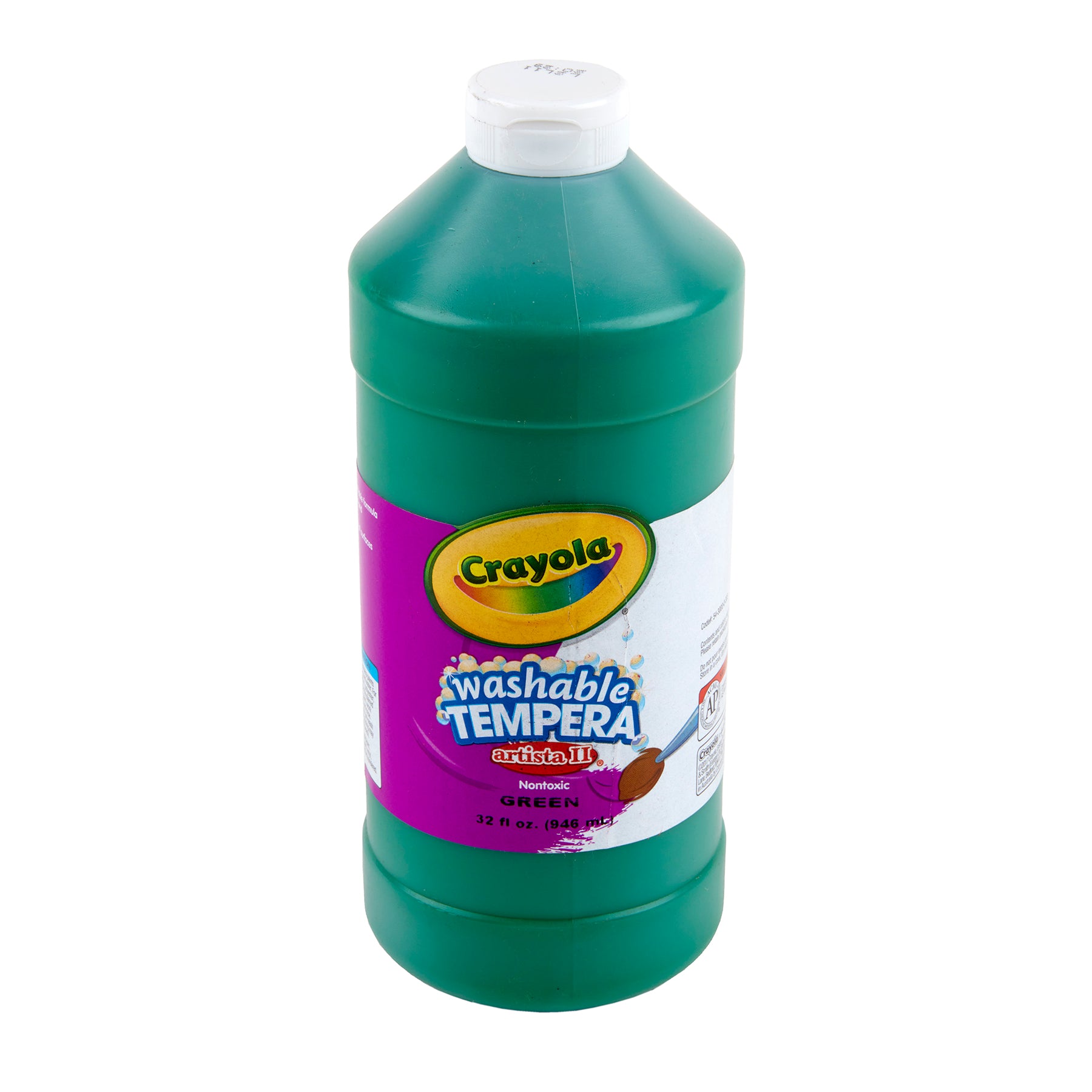 Artista II Washable Tempera Paint, 32 oz, Green