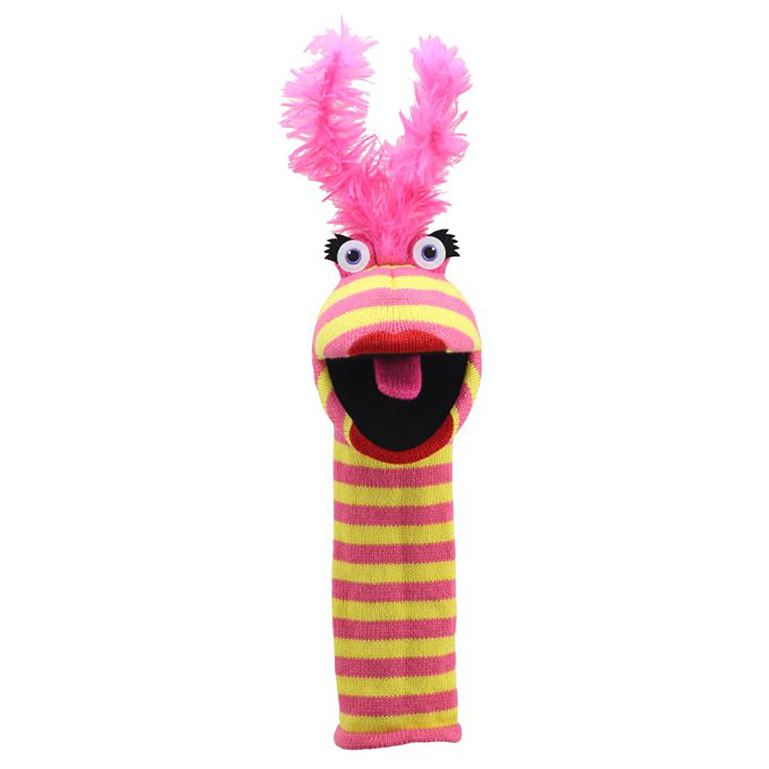 Eco Knitted Puppet: Lipstick