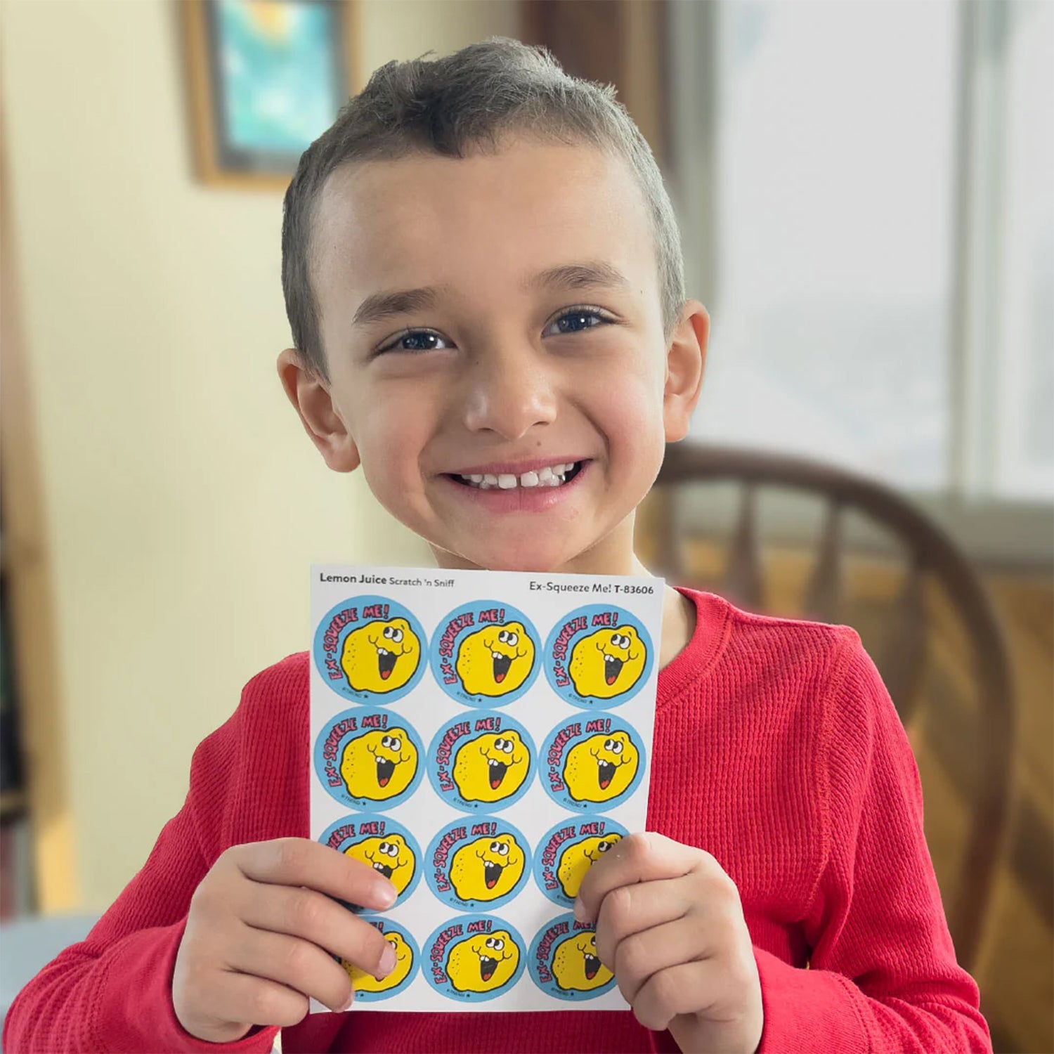 Ex-Squeeze Me!/Lemon Juice Scented Stickers, Pack of 24