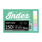 150PK INDXCRD 50WHT 100ASST CLR LND