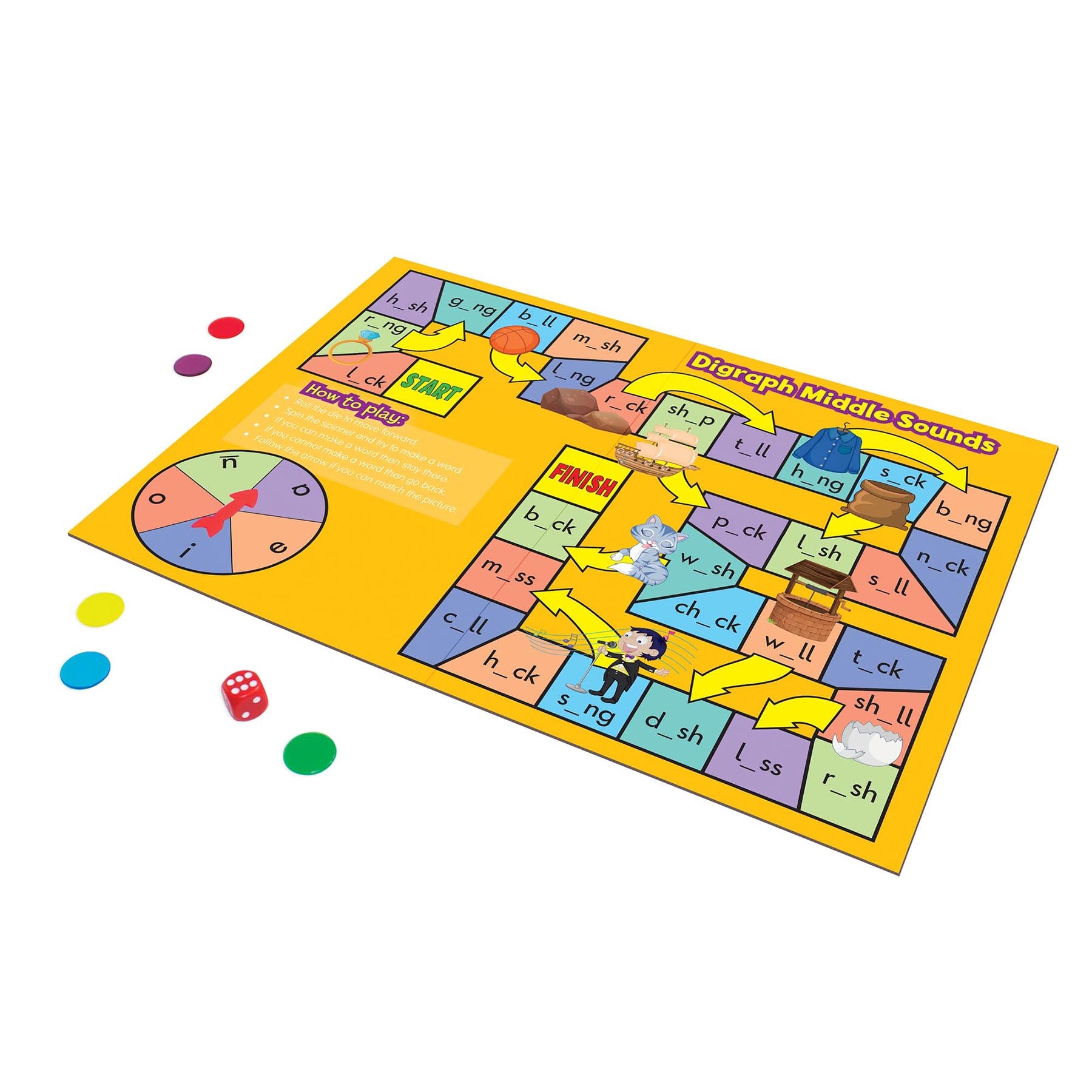 Phonics Board Games