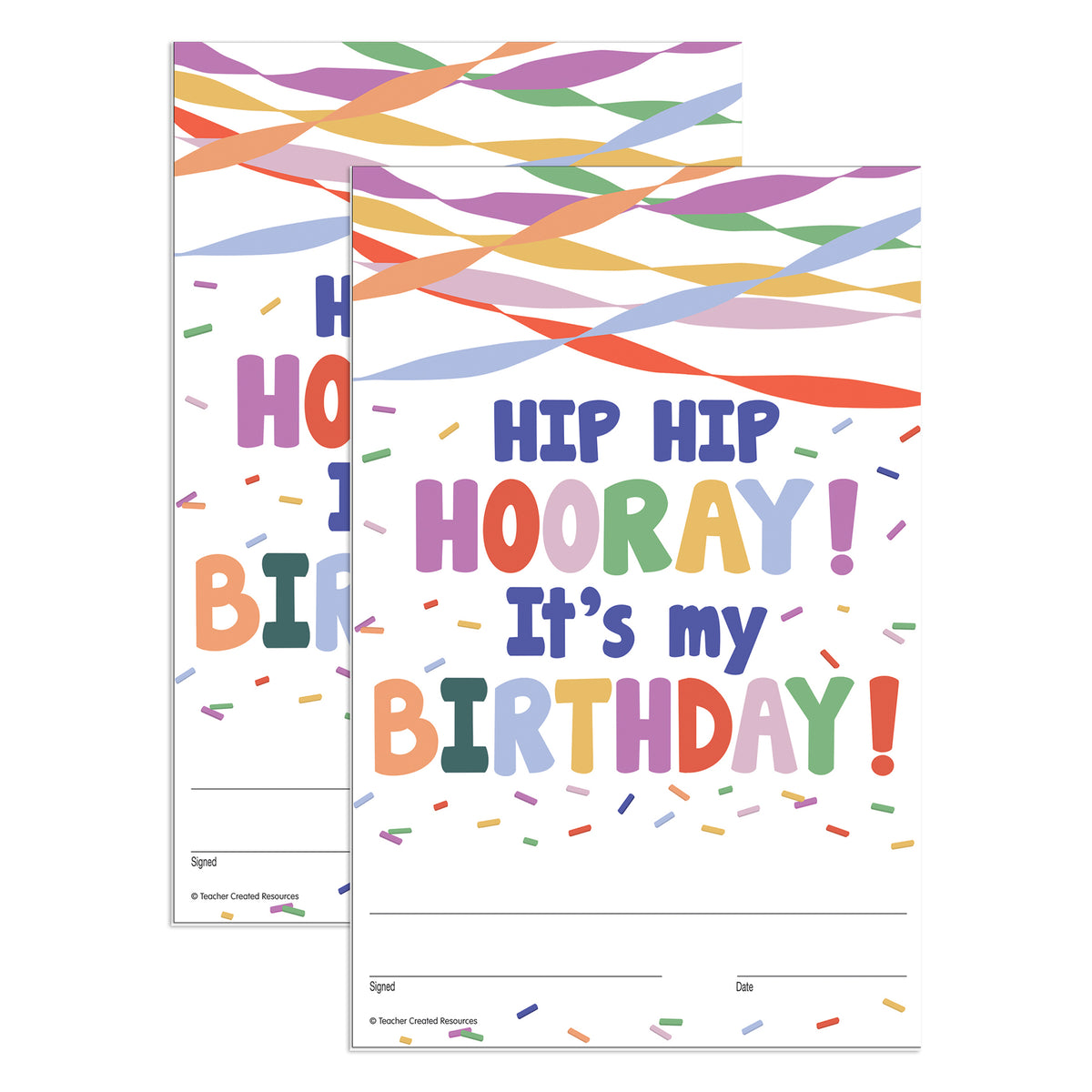 (2 PK) COLOR CRUSH BIRTHDAY AWARDS