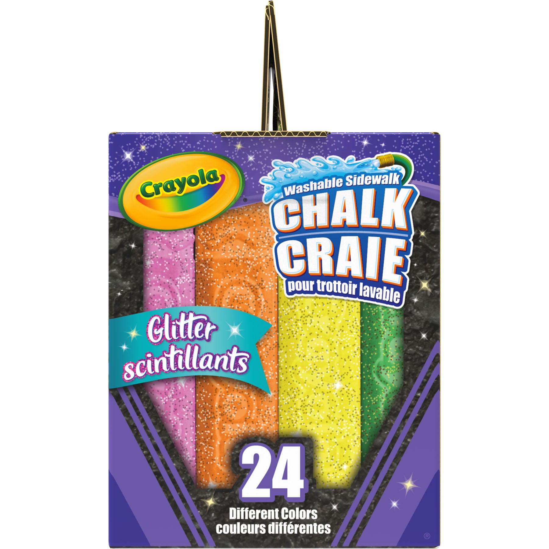 Glitter Chalk, 24 Count