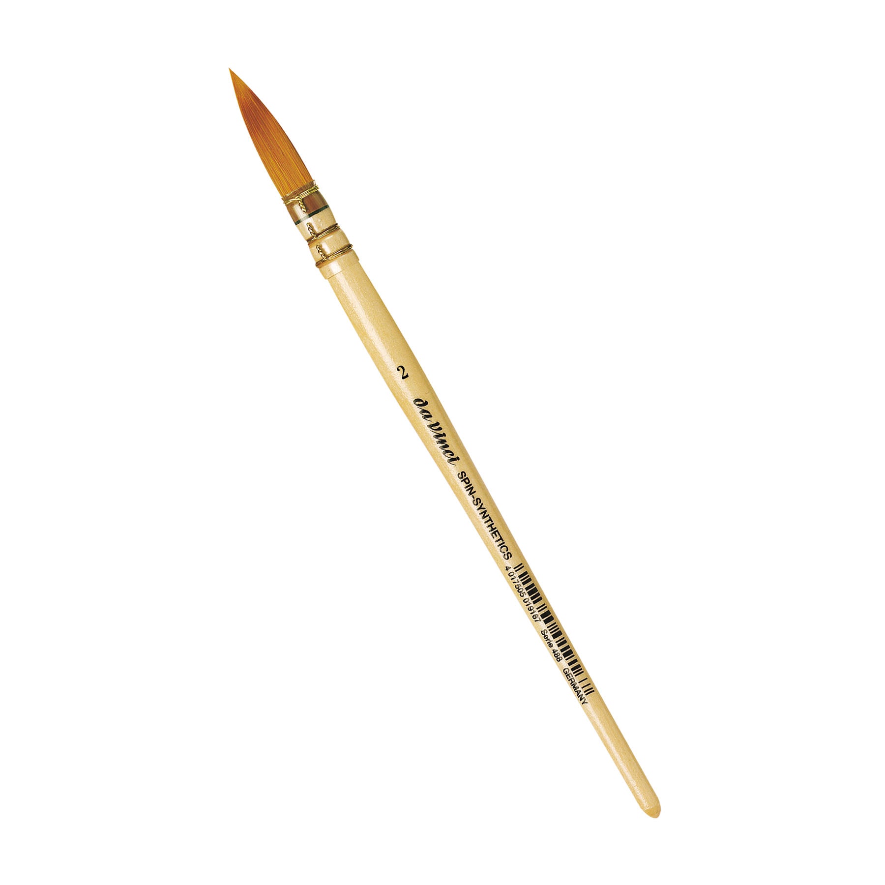 COSMOTOP-SPIN Quill Brush, Synthetic, Watercolor & Indian Ink, Round, Series 488, Size 2