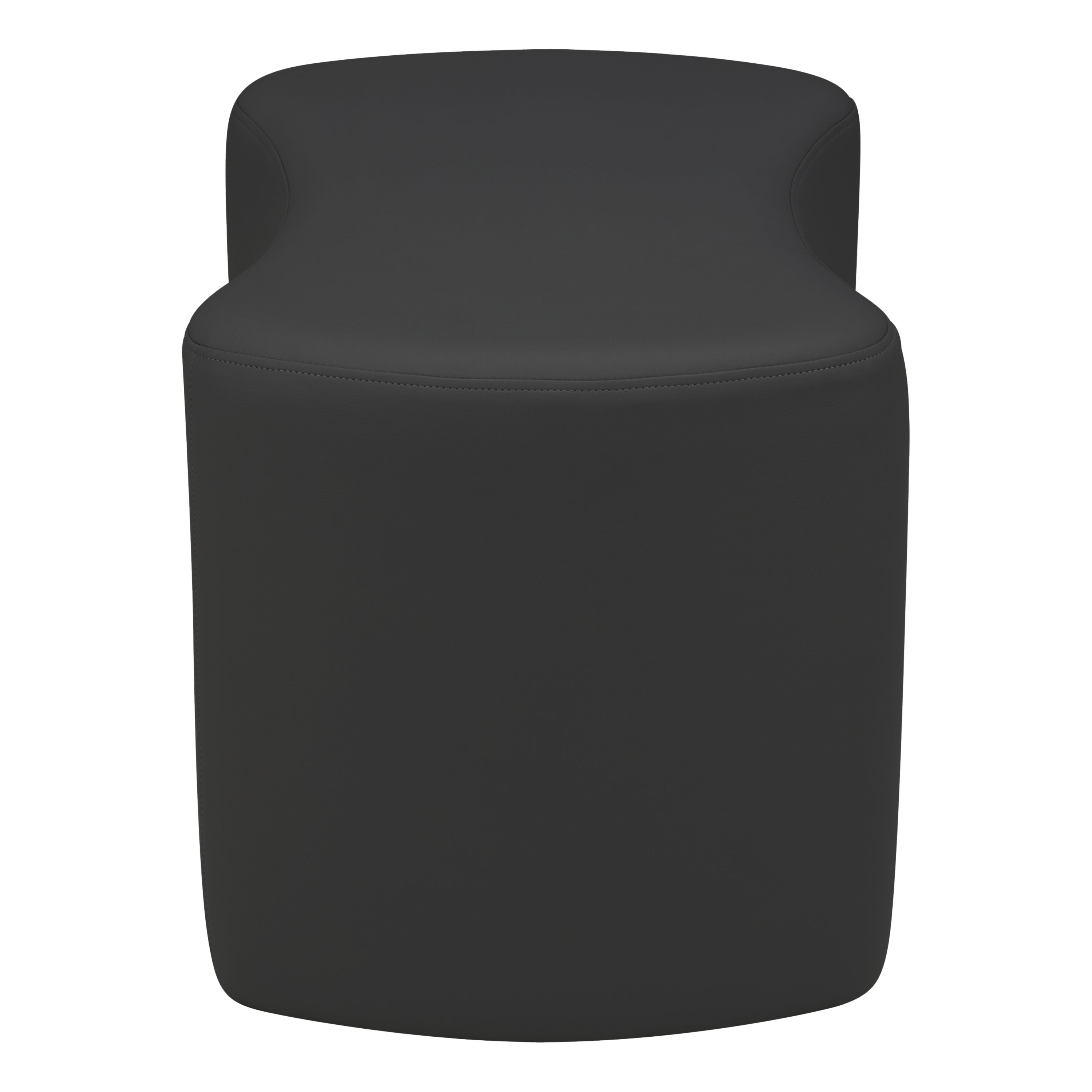 Pro Series Dry-Erase Cog Ottoman Table with Bowtie 18" H Seating, 4-Piece Set - Black/Whiteboard