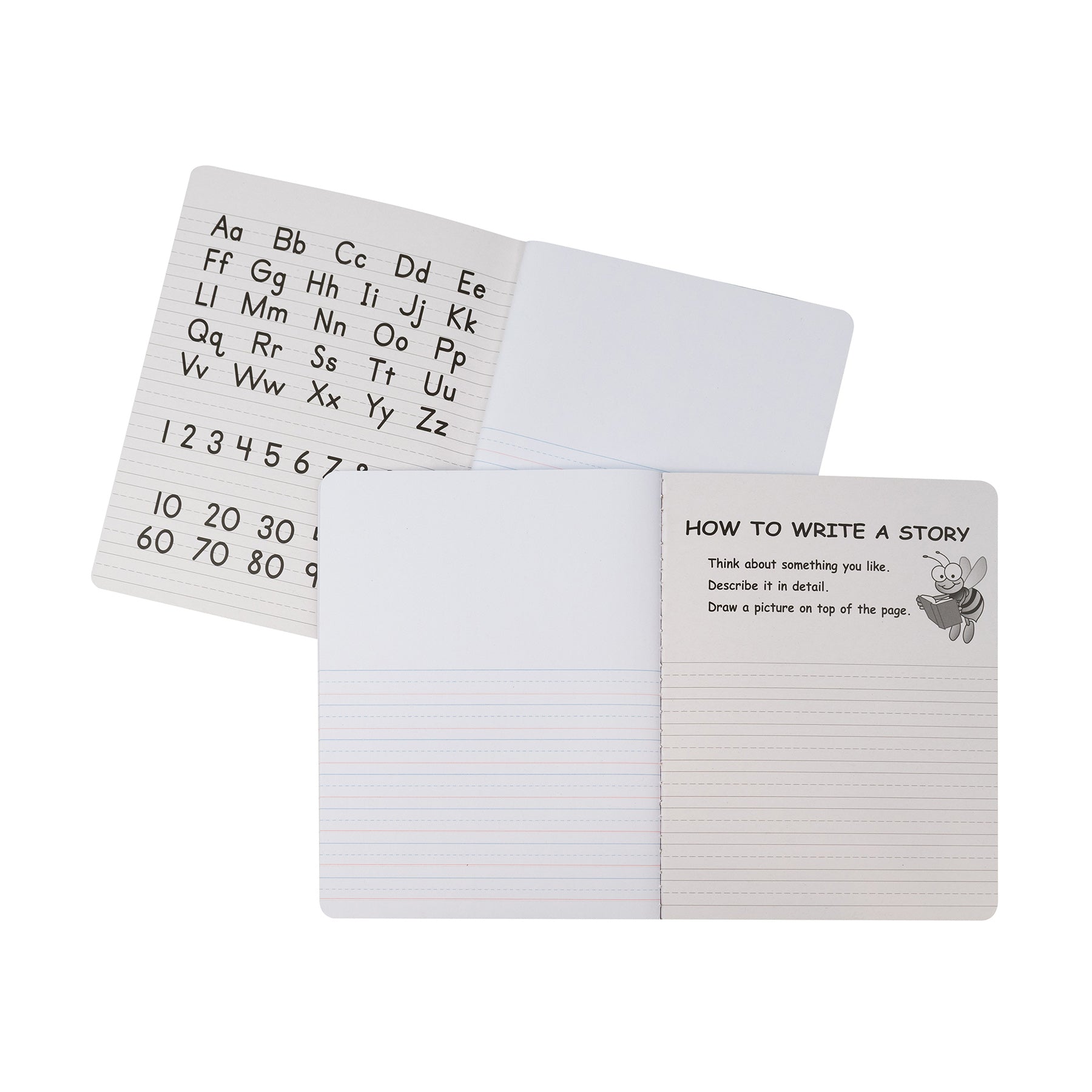 Composition Notebook, Primary Ruled, Black Marble