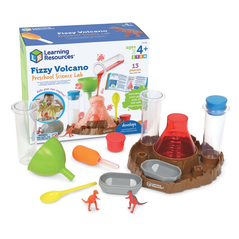 Fizzy Volcano Preschool Lab