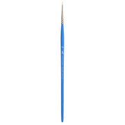 Select Artiste Short Liner Brush, Synthetic Bristles, Short Handle Mixed Media Paintbrush, Jewel Blue, Size 18/0, 1 Count