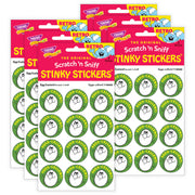 Eggs-cellent!/ Egg Custard Scent Stickers, 24 Per Pack, 6 Packs