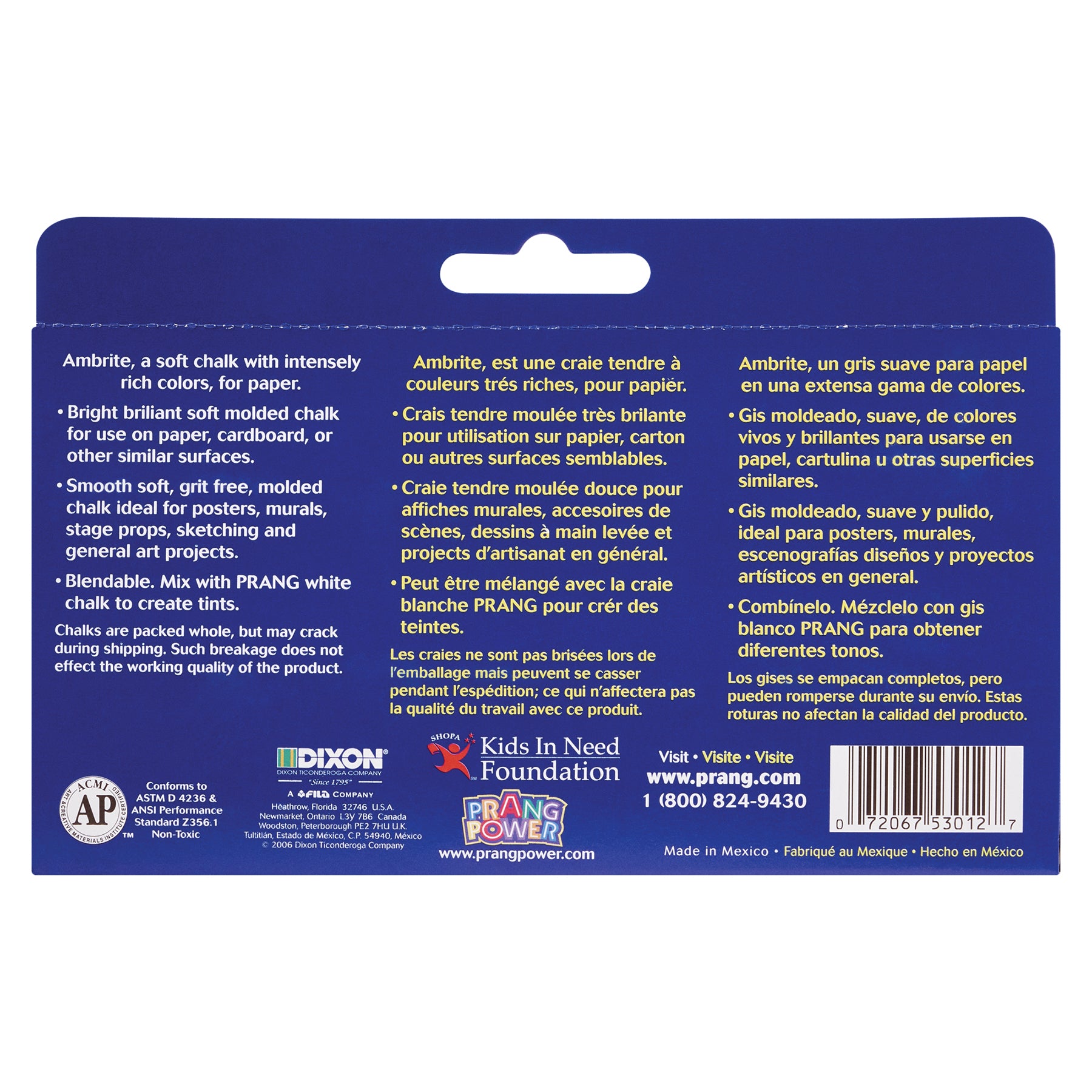 Ambrite™ Paper Chalk, 12 colors