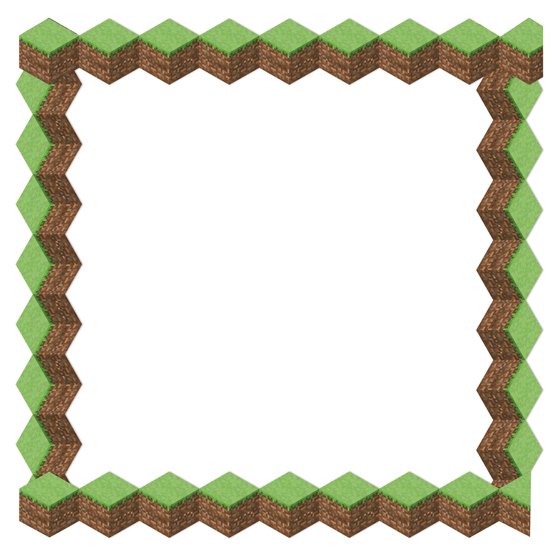 Minecraft Die-Cut Blocks Extra Wide Trim, 37 Feet