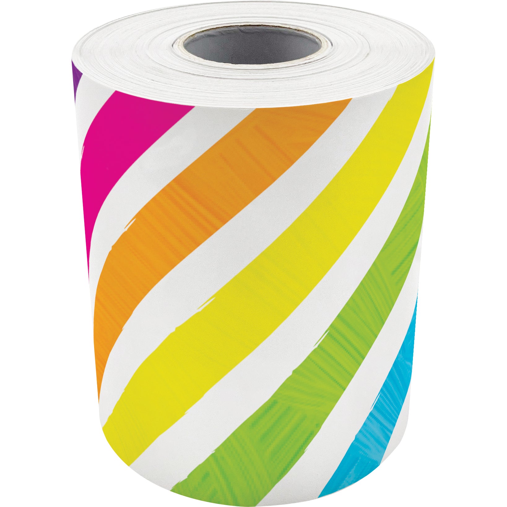 Brights 4Ever Stripes Straight Rolled Border Trim, 50 Feet