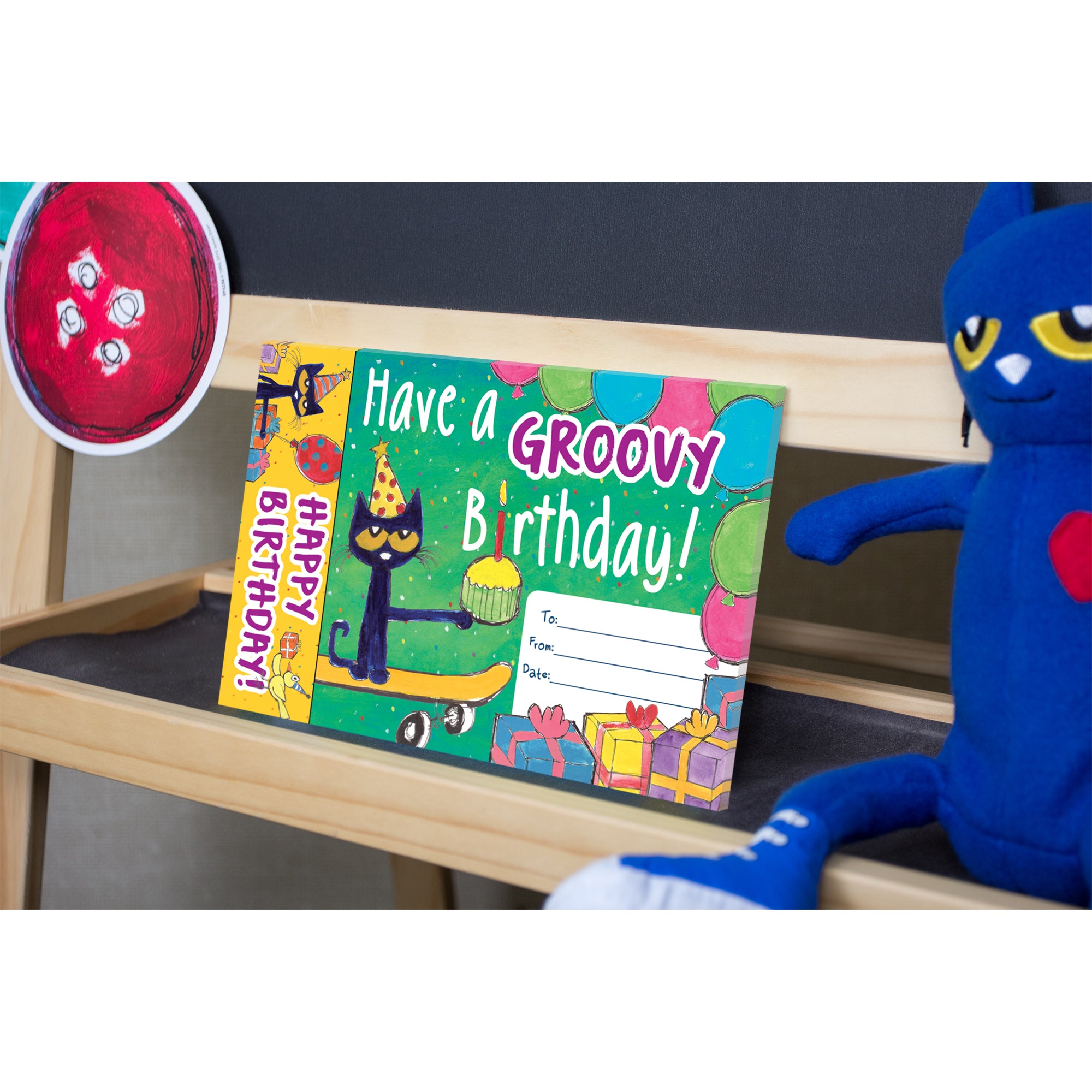 Pete the Cat Happy Birthday Bookmark Award, Pack of 30