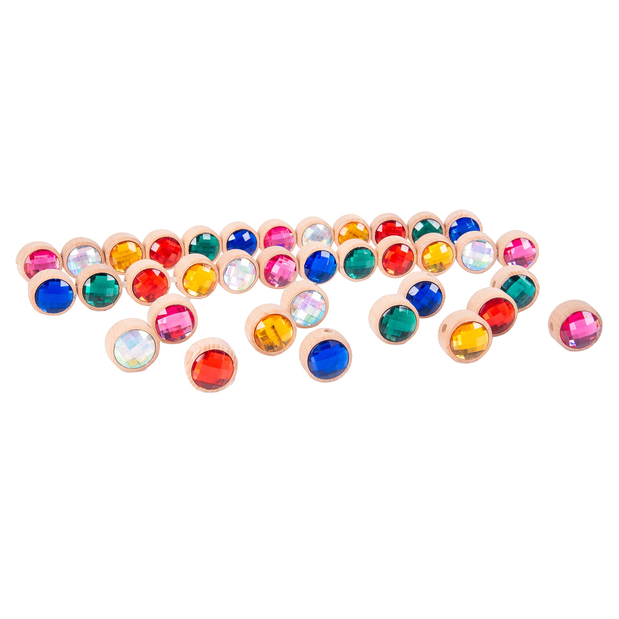 Wooden Lacing Jewels