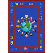A World of Friends 10'9" x 13'2"  area rug in color Multi