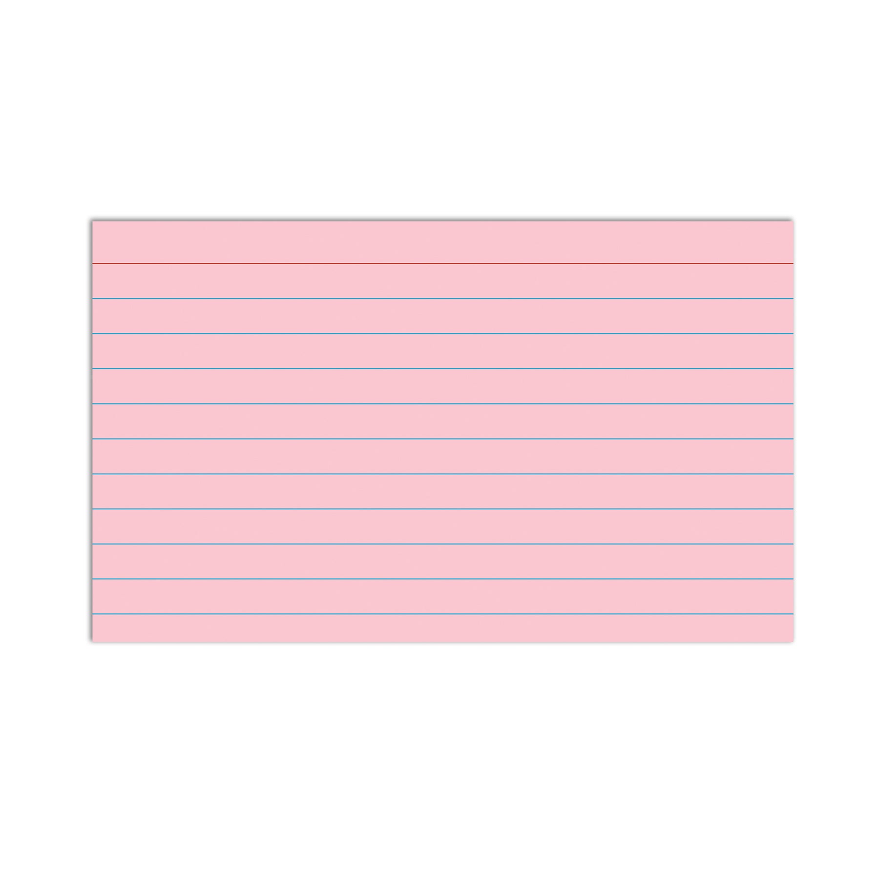 Index Cards, 3" x 5", Assorted Colors, Ruled, Pack of 100