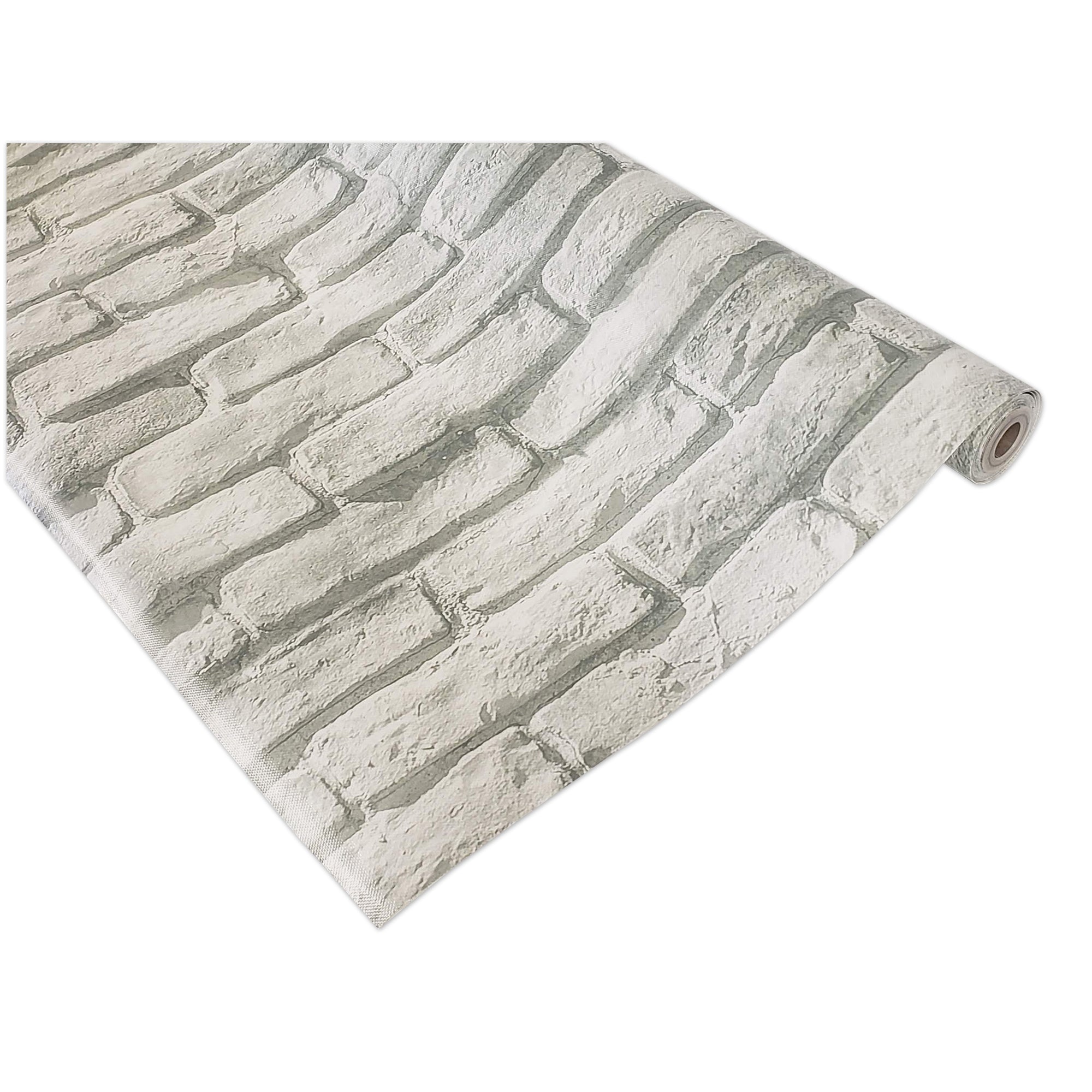 Better Than Paper® Bulletin Board Roll, 4' x 12', White Brick, 4 Rolls