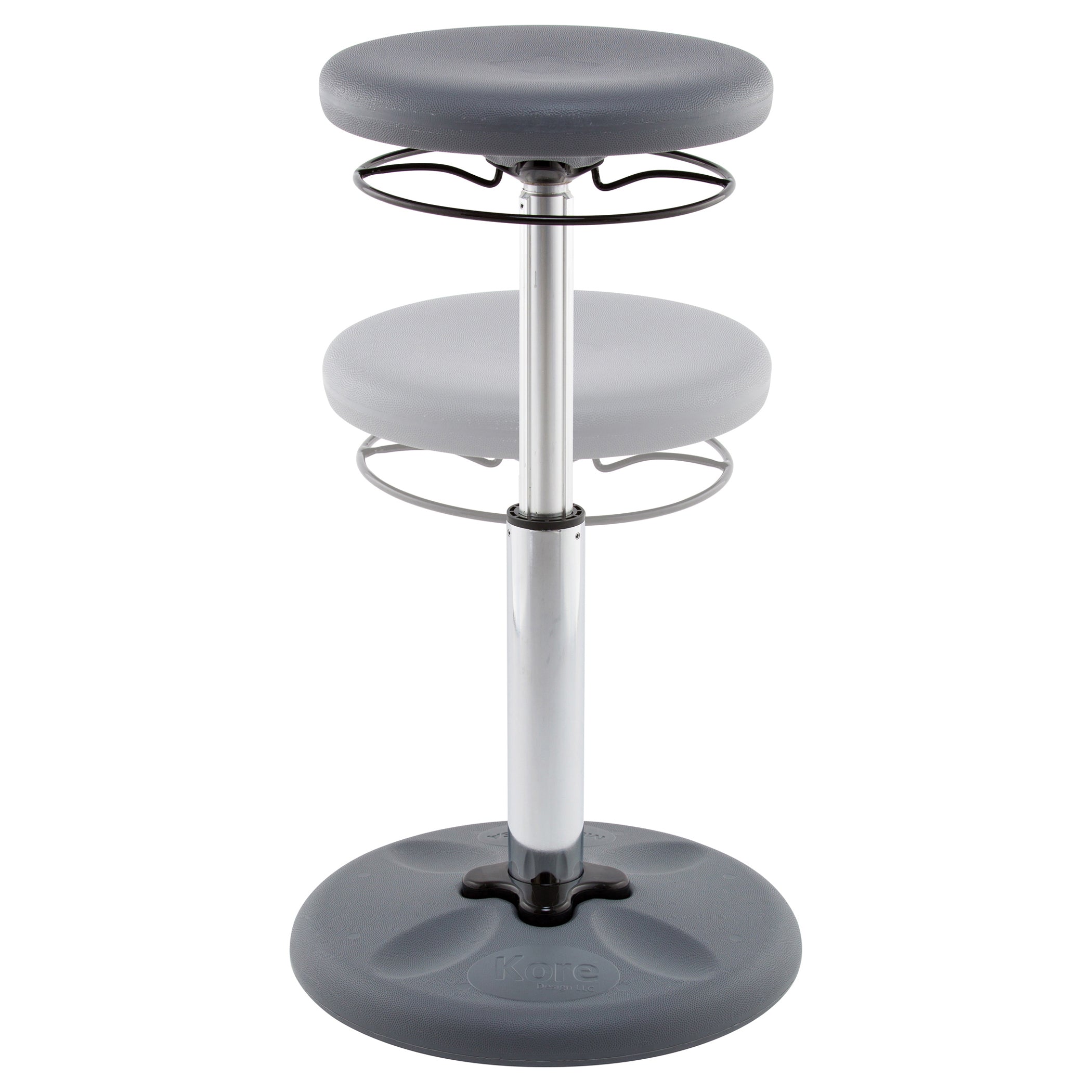 Kids Adjustable Tall Wobble Chair 16.5-24", Grey