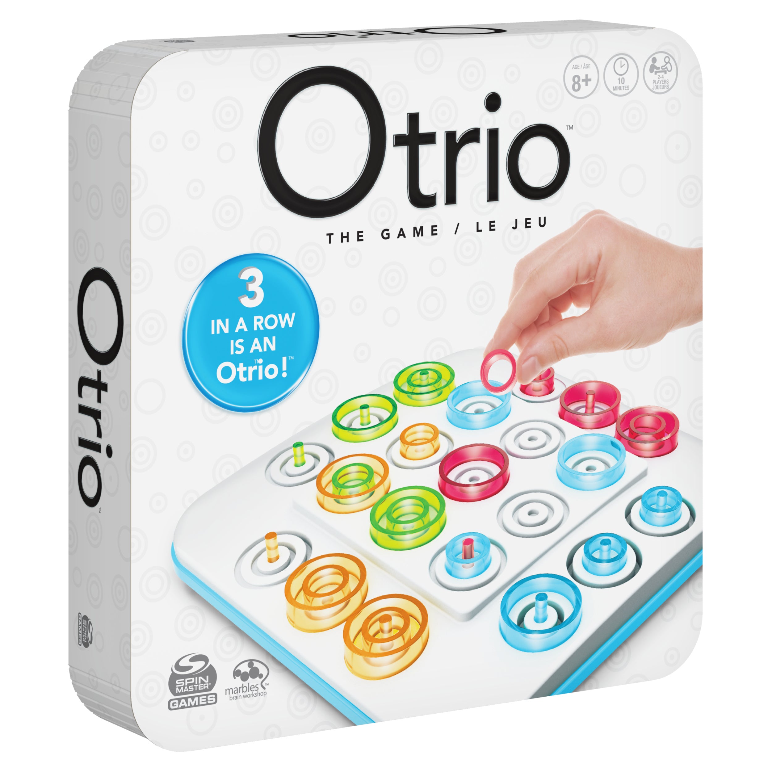 Spin Master Games, Otrio Strategy-Based Board Game, Classic Game, Advanced Tic Tac Toe STEM Activity, 2 Players, for Ages 8 & Up
