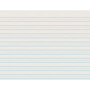 Newsprint Handwriting Paper, Skip-A-Line, Grade 3, 1/2" x 1/4" x 1/2" Ruled Long, 11" x 8-1/2", 500 Sheets