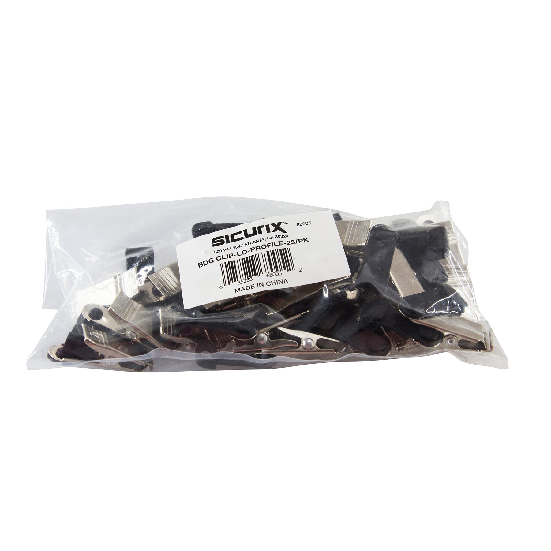 Badge Clip, Low Profile, Pack of 25
