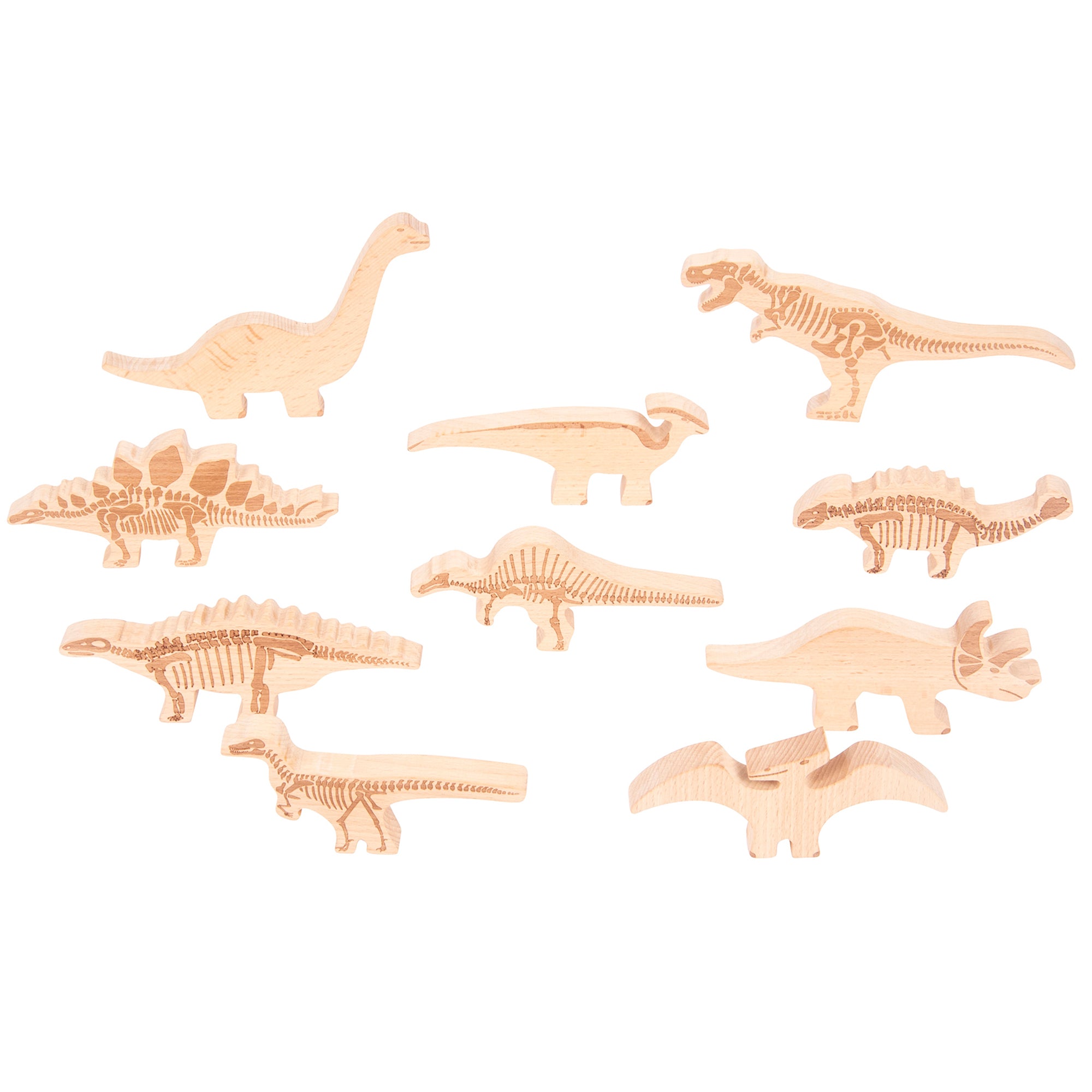 Dinosaur Wooden Blocks