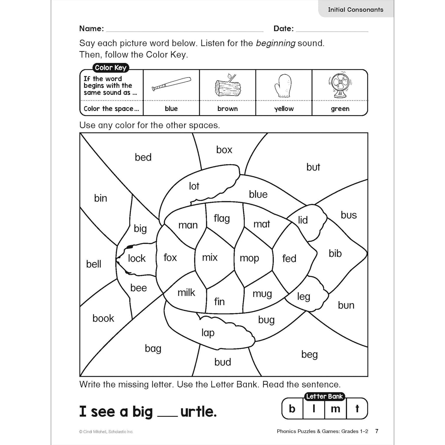 Phonics Puzzles & Games Activity Book for Grades 1-2