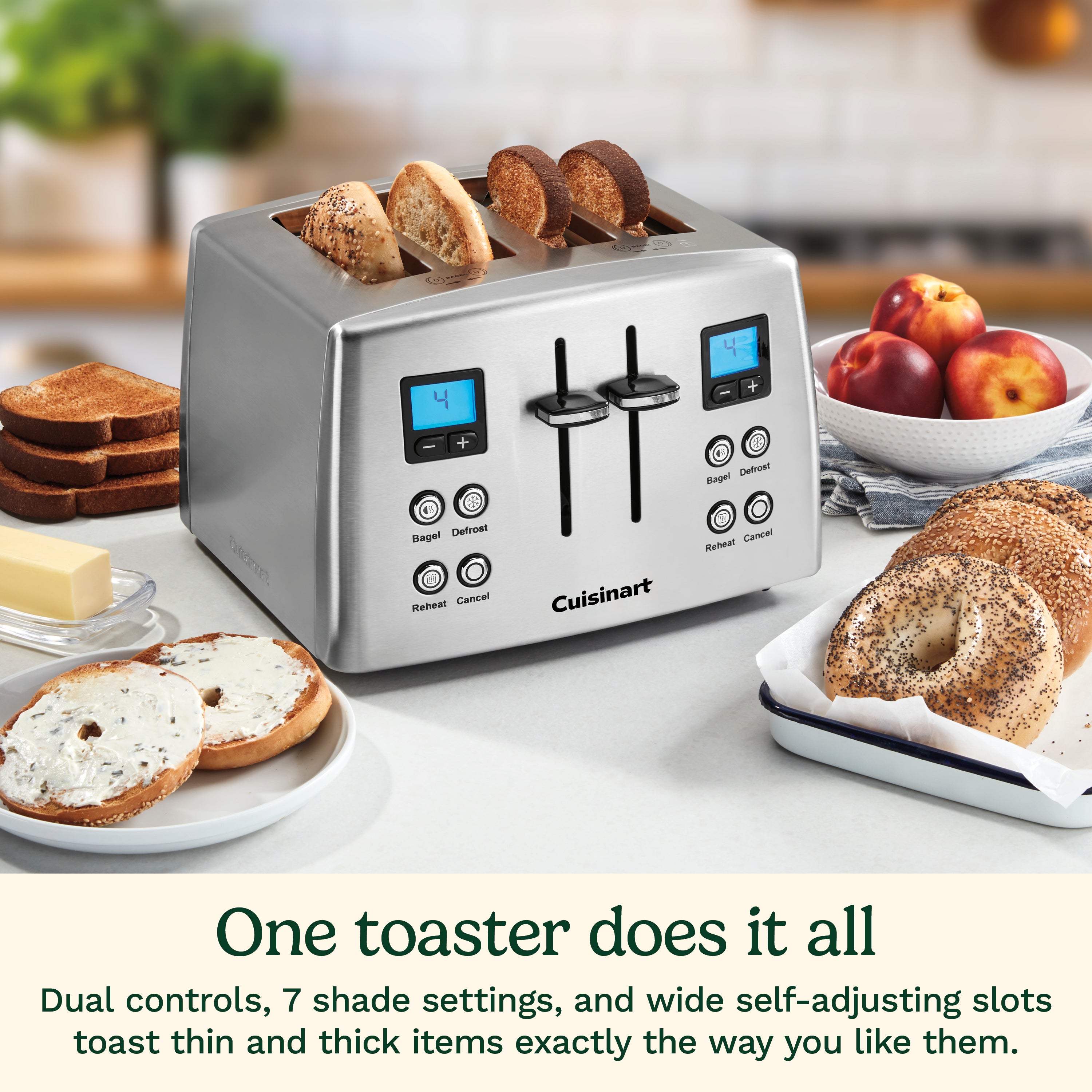 4 Slice Countdown Metal Toaster