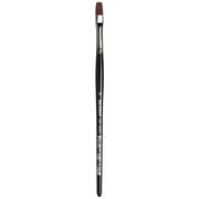 TOP-ACRYL Bright Red-Brown Brush, Synthetic, Acrylic & Oil, Flat, Series 7185K, Size 6