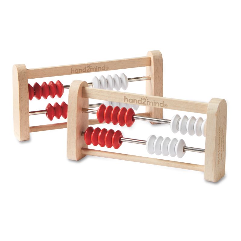Rekenreks, Mini, 20-Bead, Wood, Set/4
