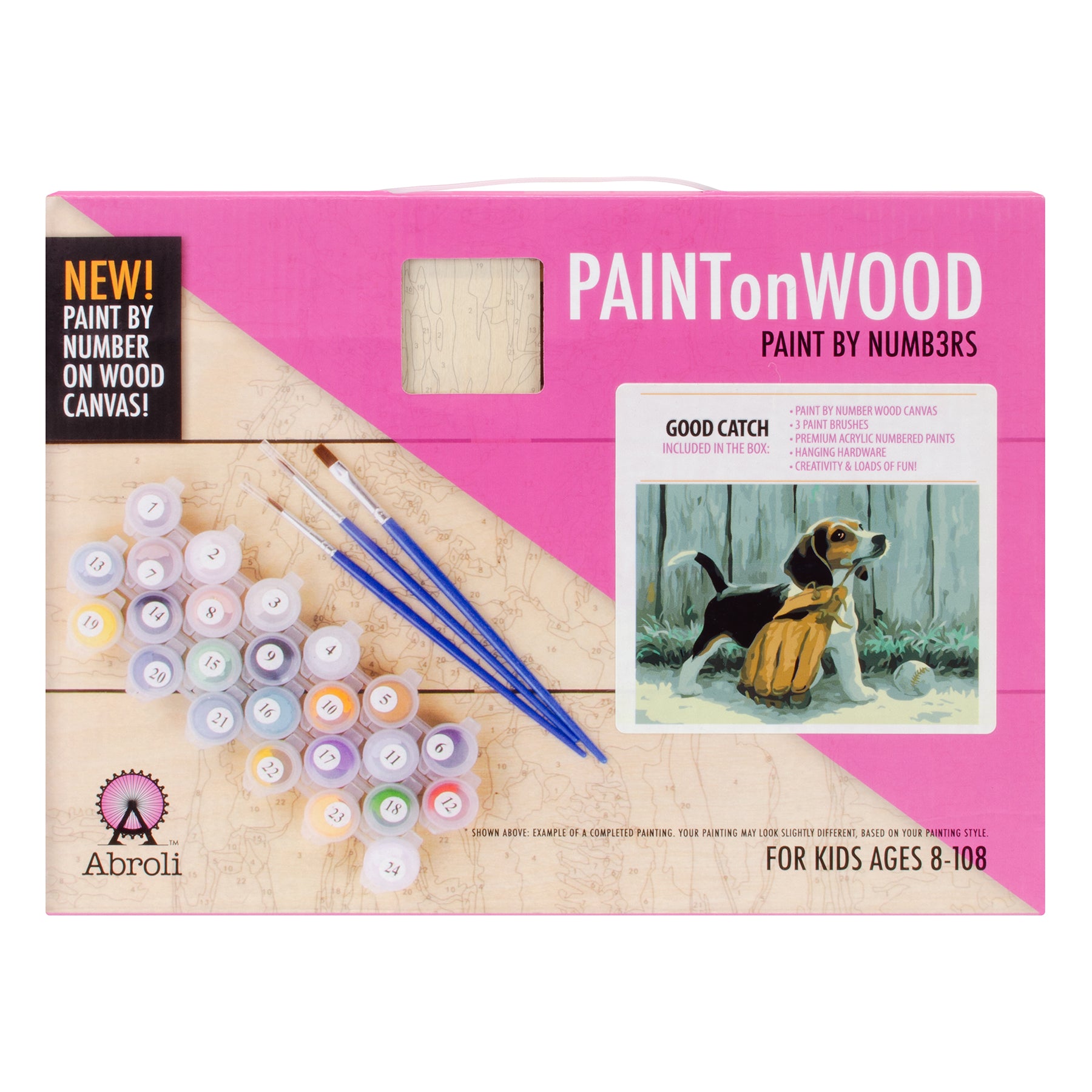 Small Paint On Wood by Number - Good Catch