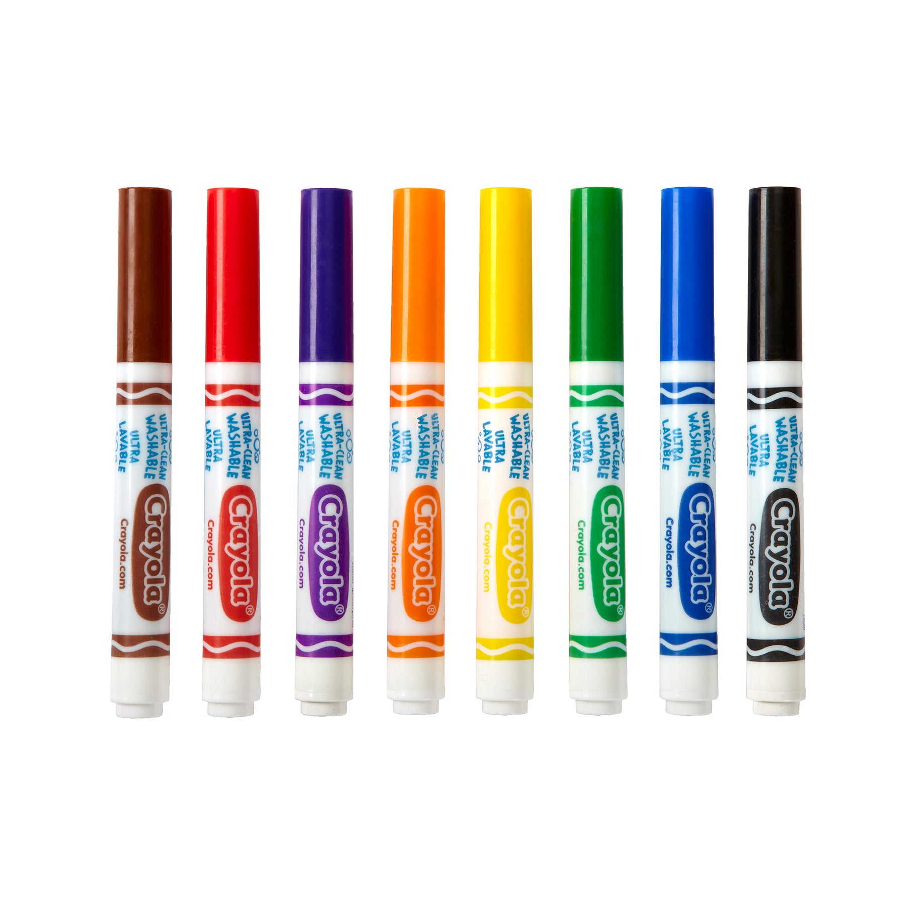 Ultra-Clean Washable Markers Classpack®, Broad Line, 8 Colors, Pack of 200