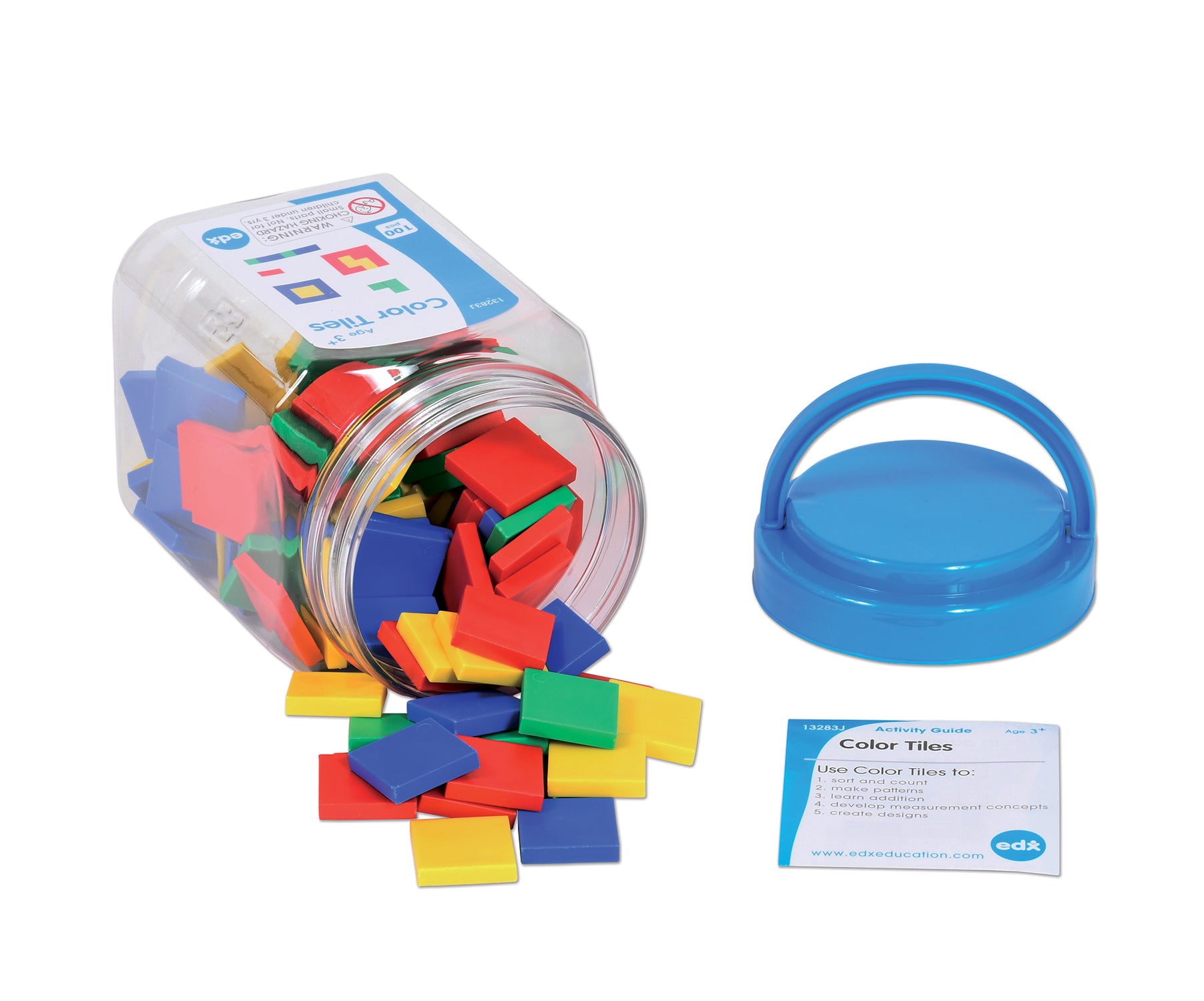 Color Tiles - Mini Jar - Set of 100