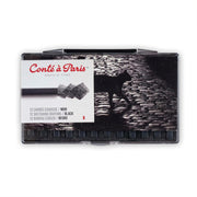 Carrés Esquisse Sketching Crayons, Black B (2460 / B), Set of 12