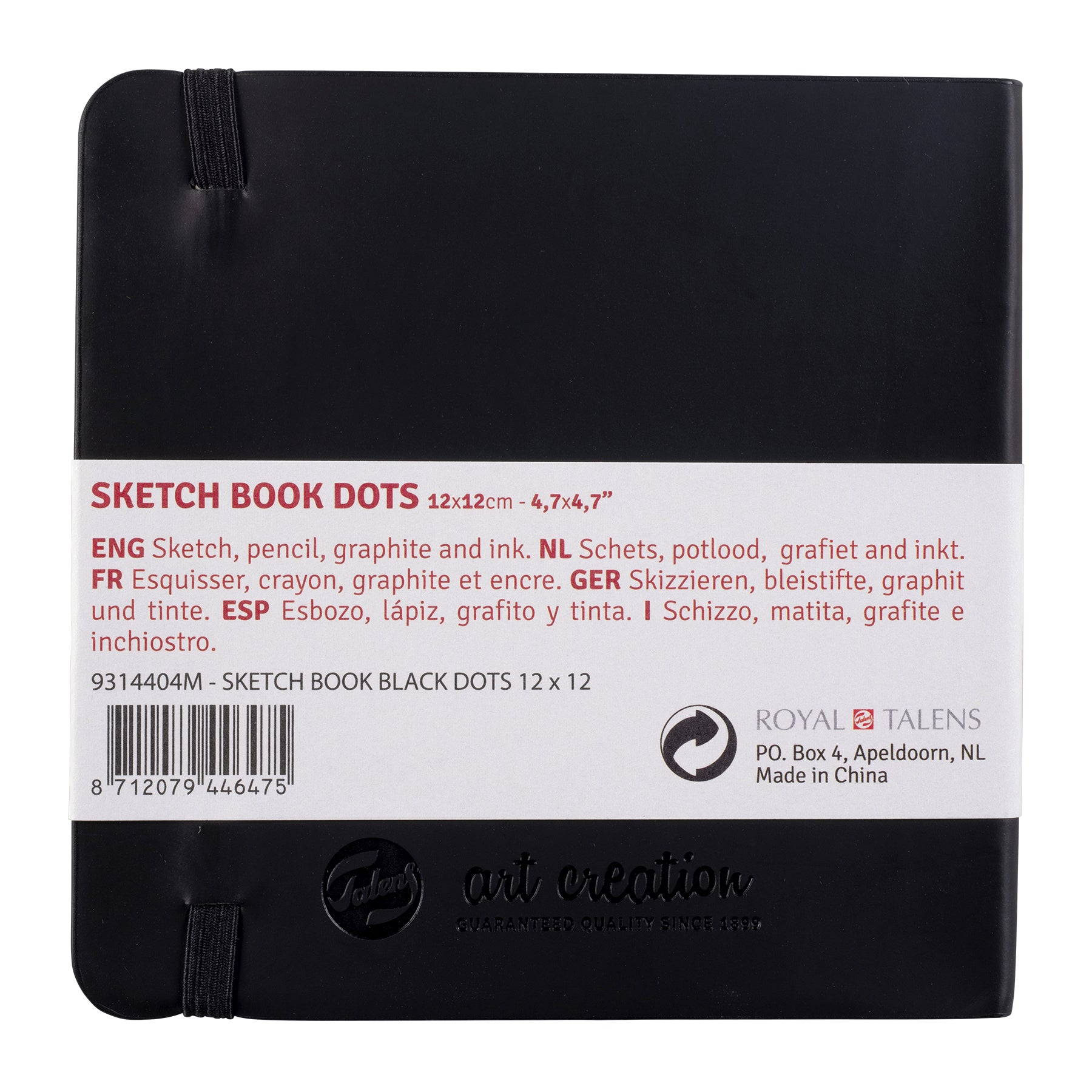 Dotted Sketchbook, 80 Sheets, 50lbs, 4.7" x 4.7"