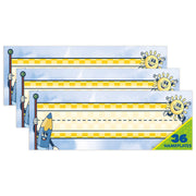 S'Cool Era Tented Name Plate, 9-5/8" x 6-1/2", 36 Per Pack, 3 Packs