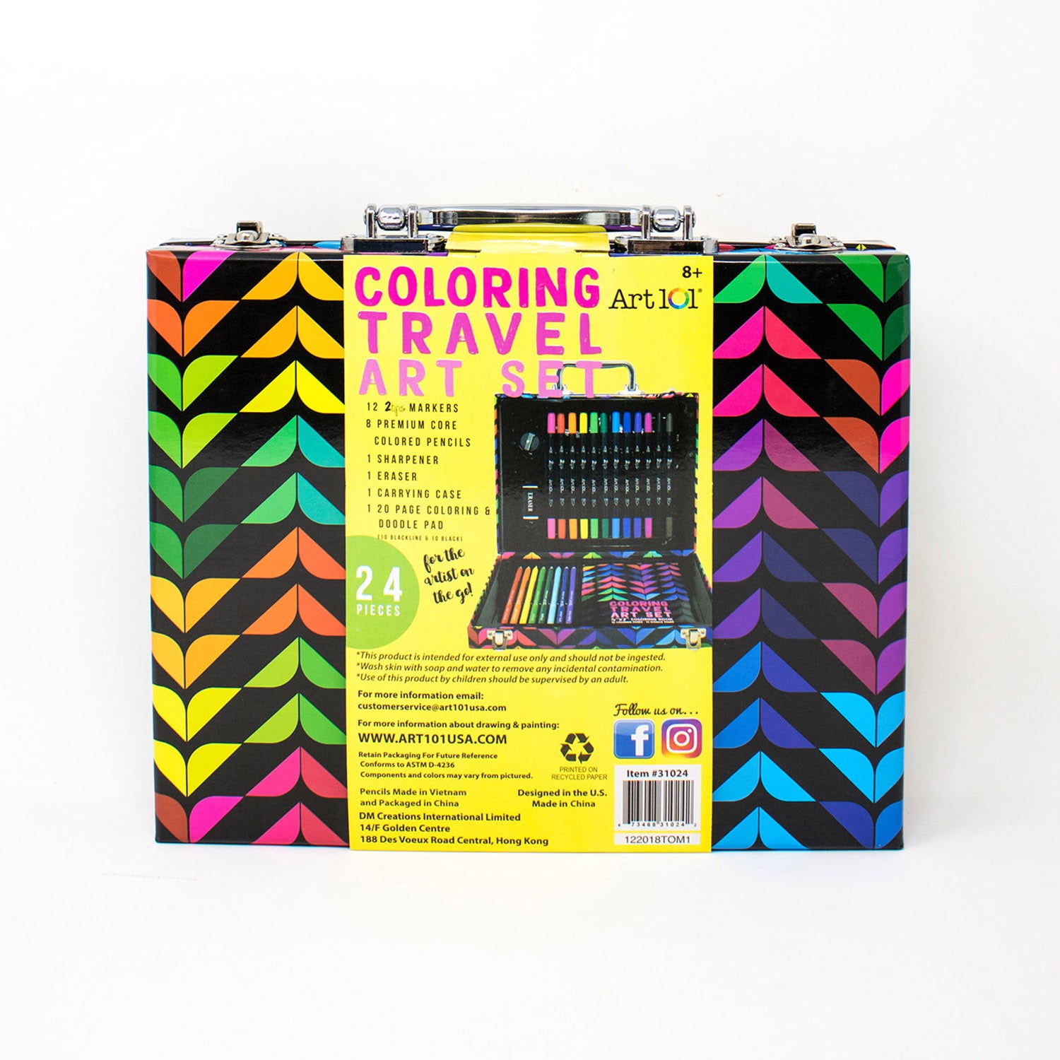 Colorable Travel Art Kit