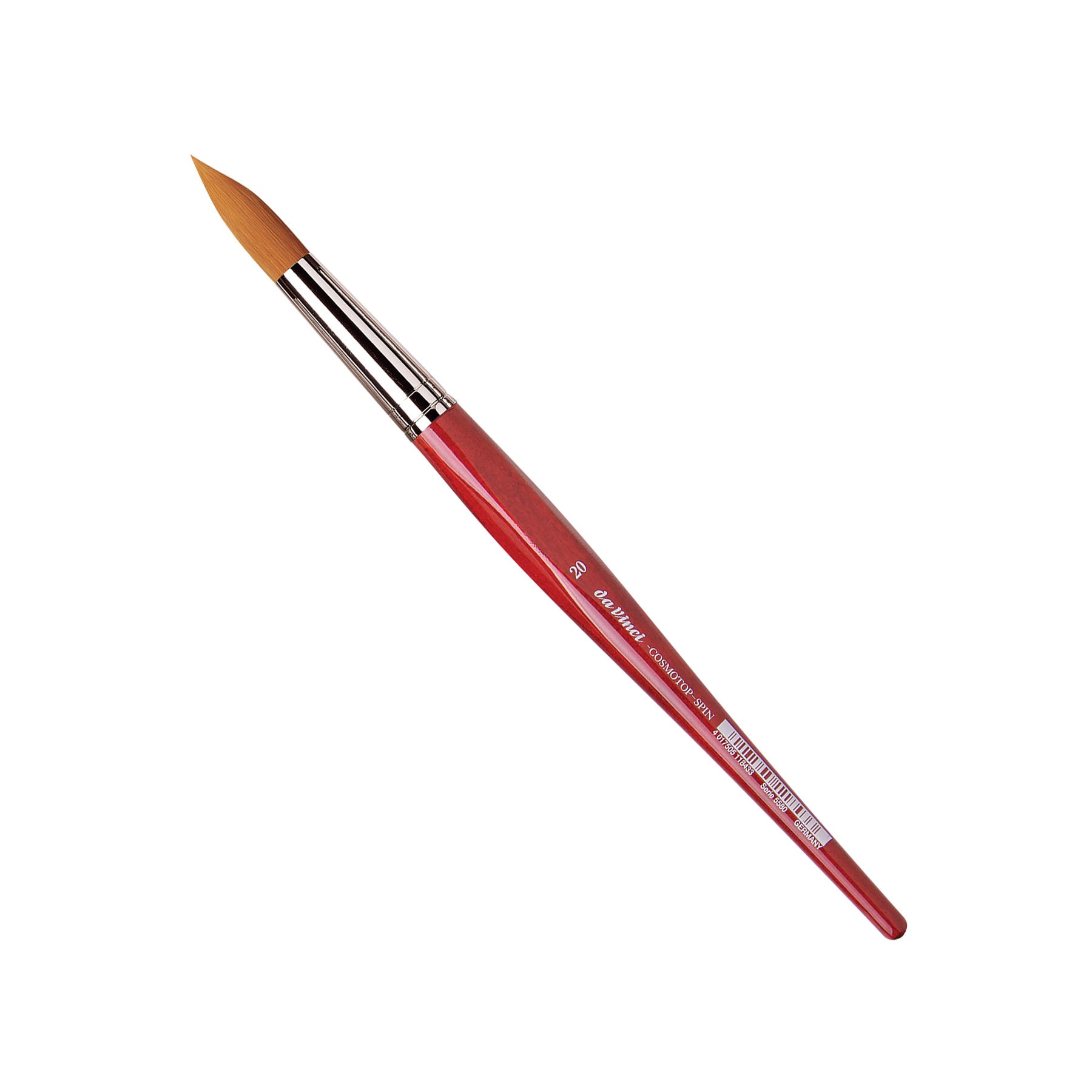 COSMOTOP-SPIN Silkpainting Brush, Synthetic, Watercolor, Round, Size 20