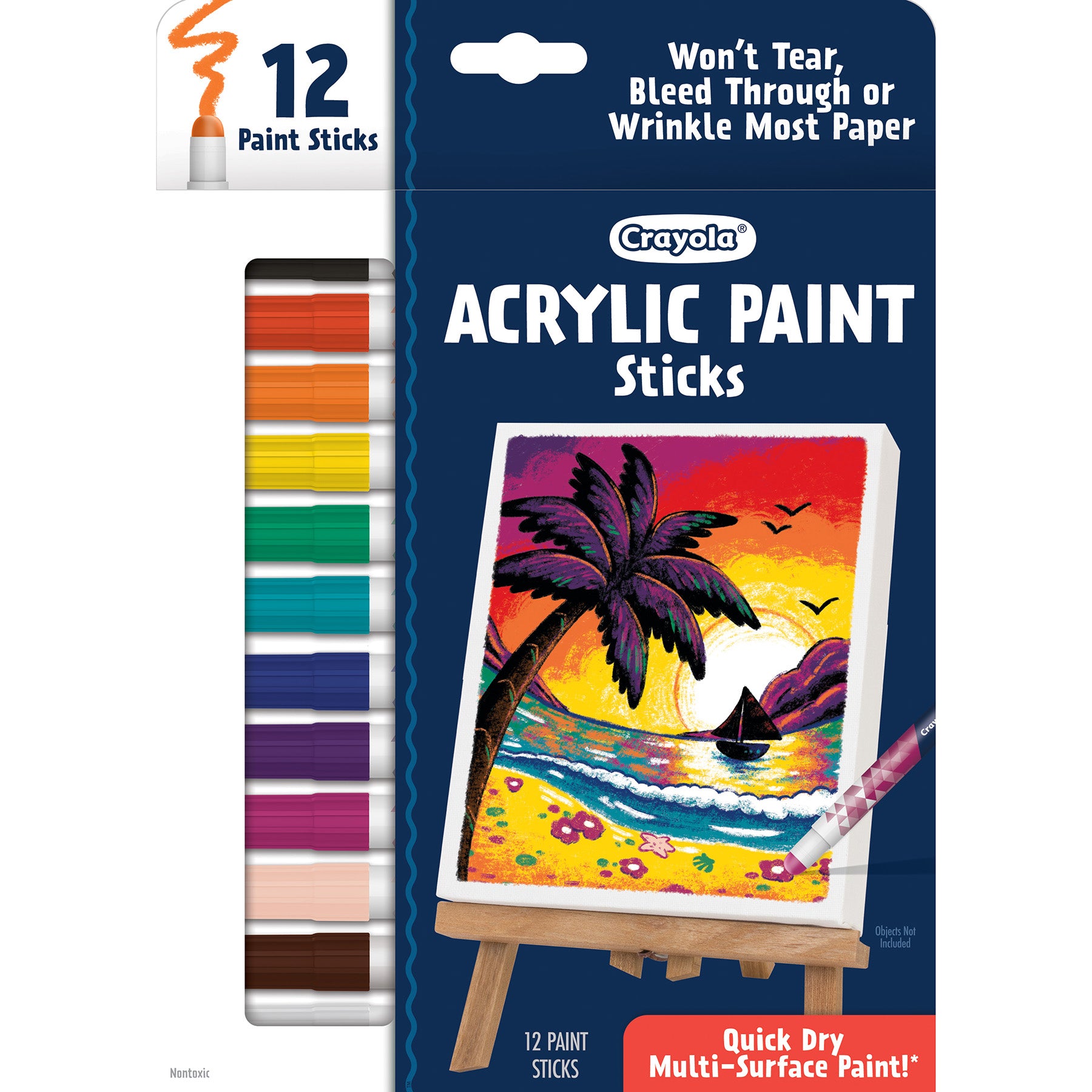 Acrylic Paint Doodle Sticks, Pack of 12