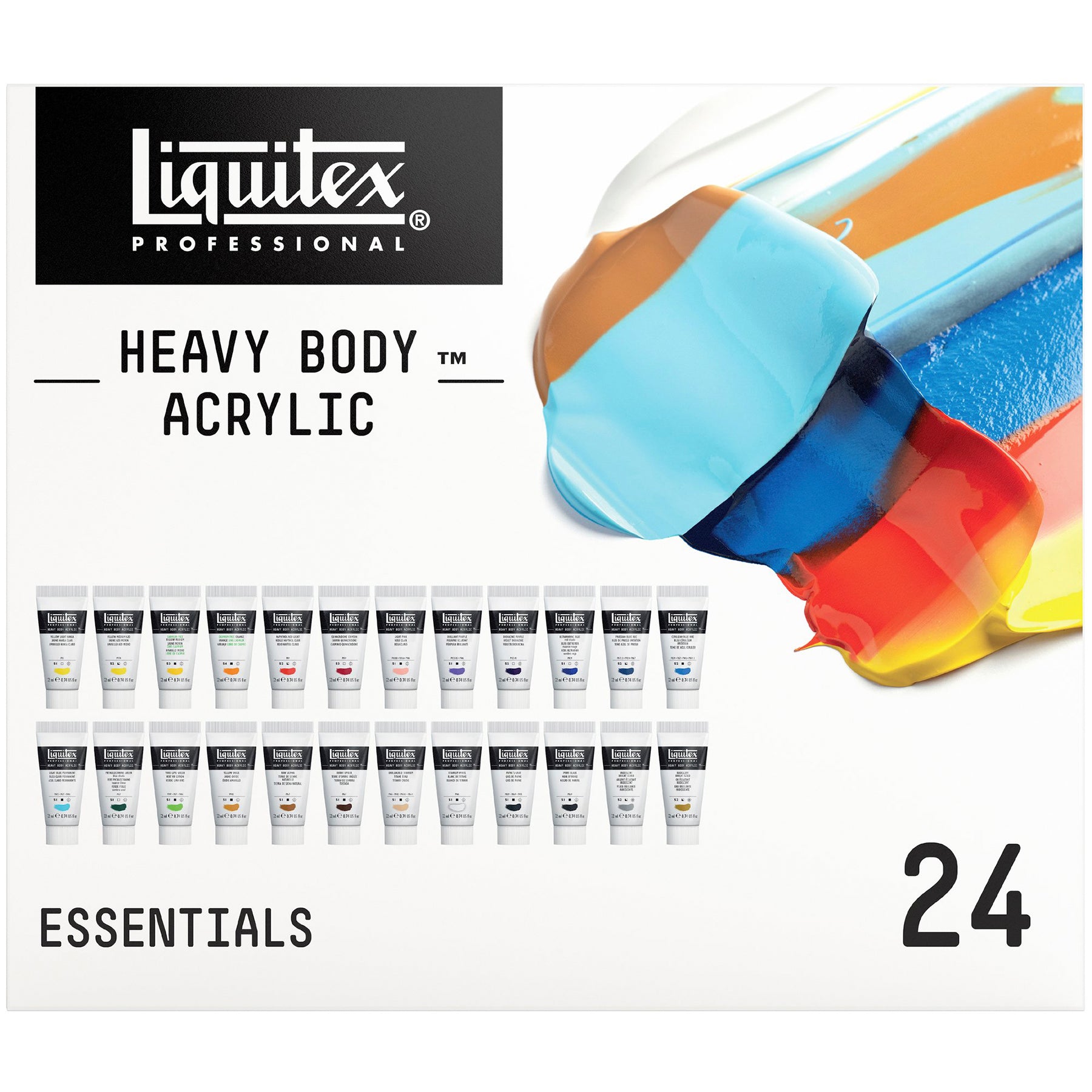 Heavy Body Color - 24 x 22ml Set