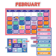We Stick Together Calendar Bulletin Board Set