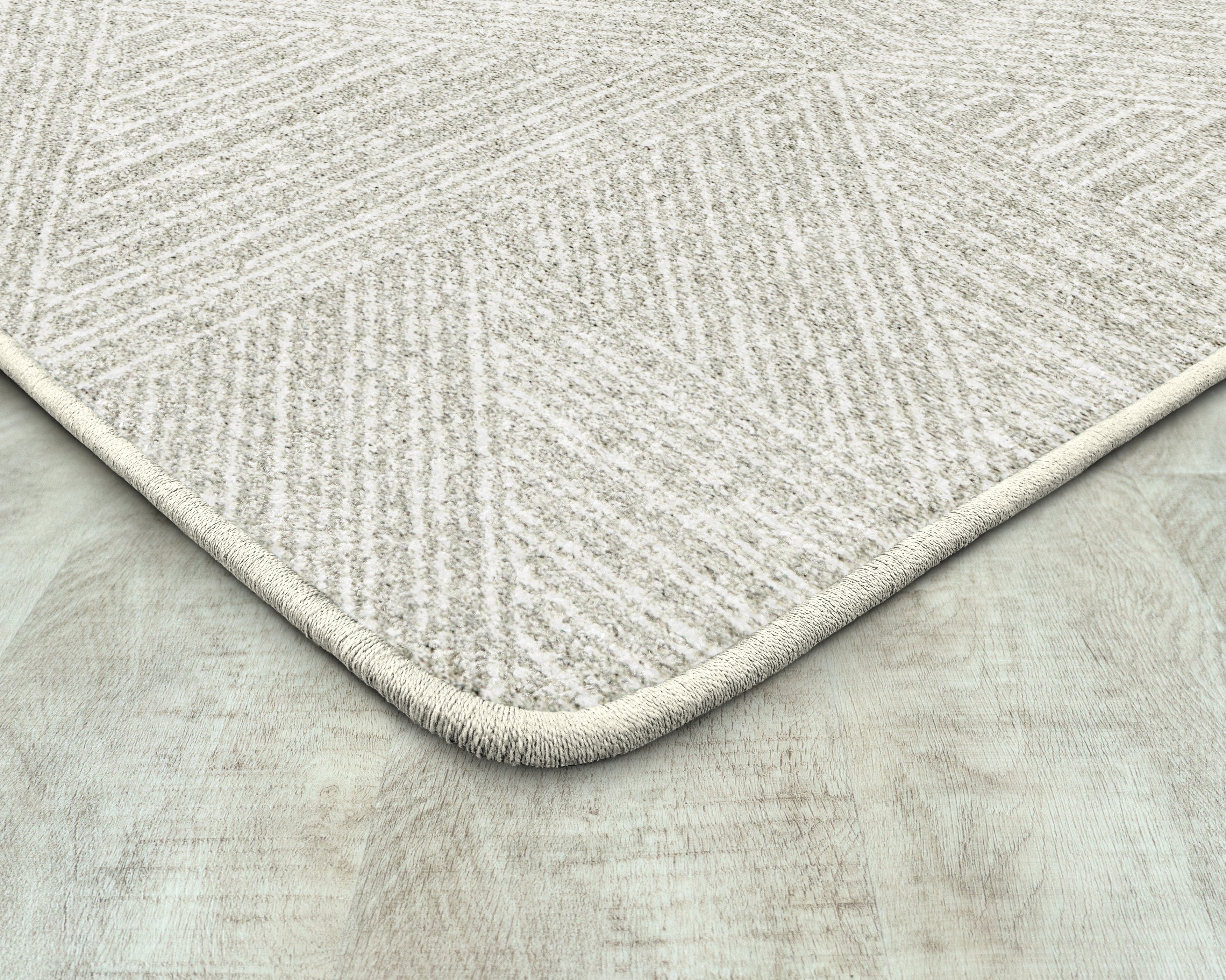 Above Board 5'4" x 7'8" area rug in color Dove