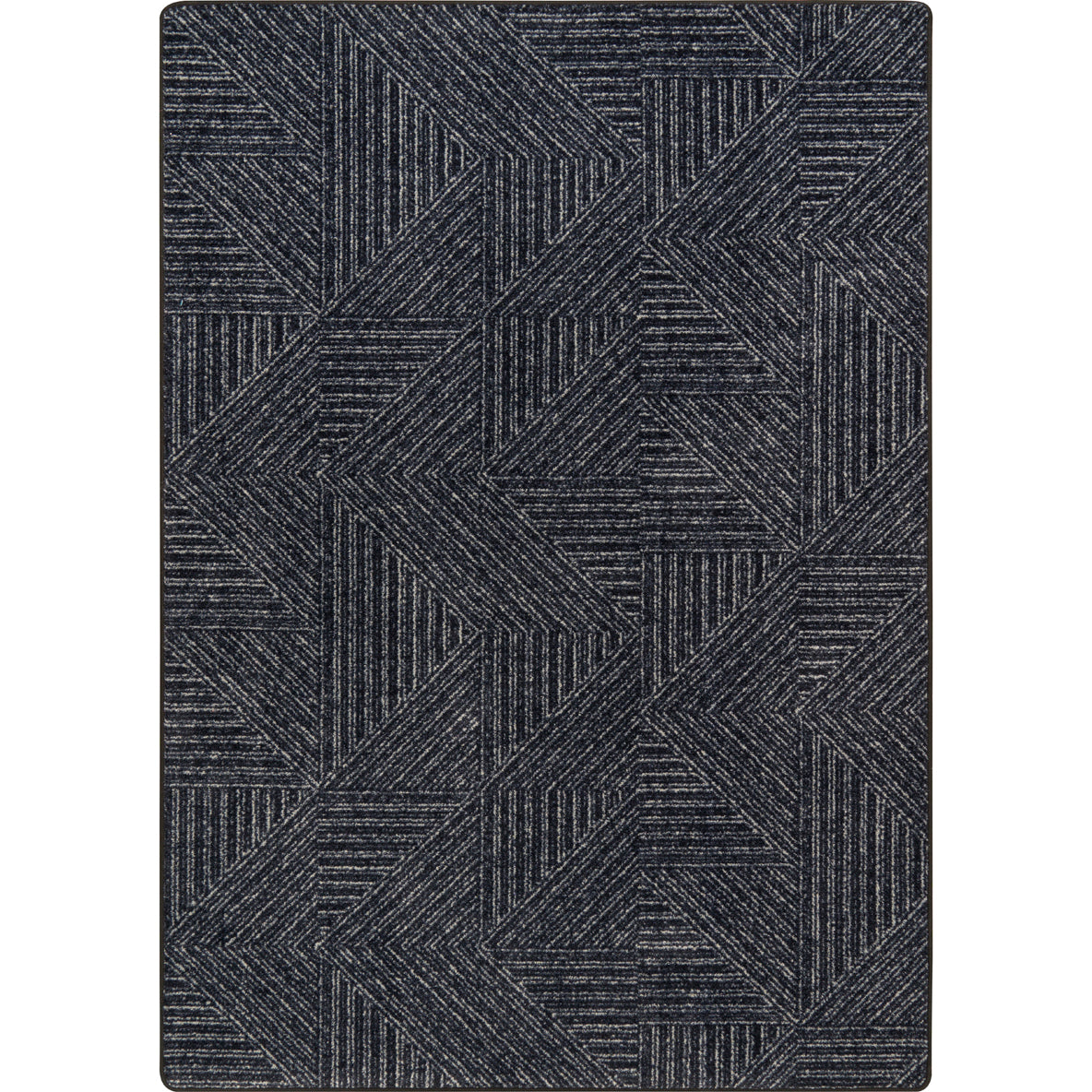 Above Board 7'8" x 10'9" area rug in color Onyx