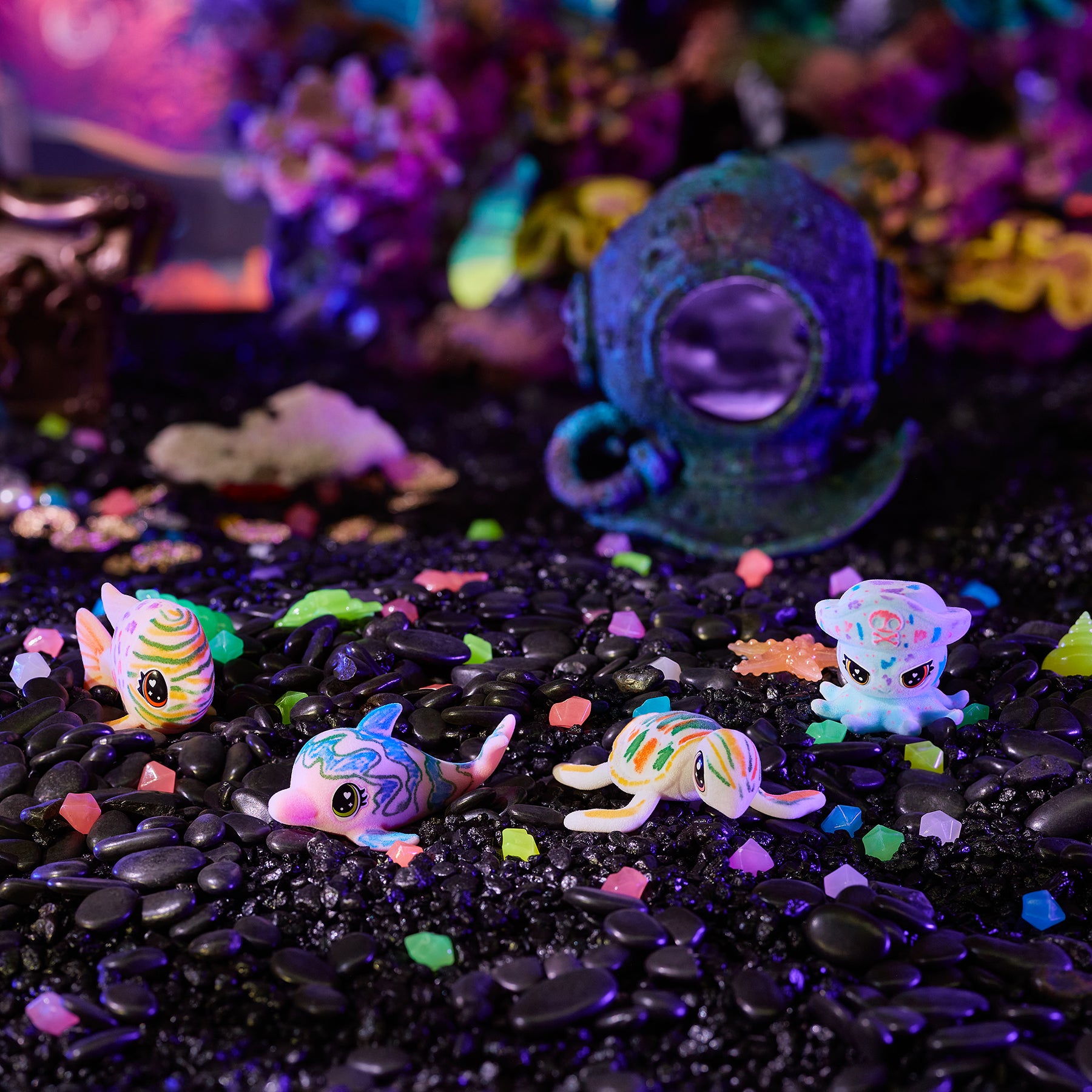 Scribble Scrubbie Ocean Pets Glow Lagoon