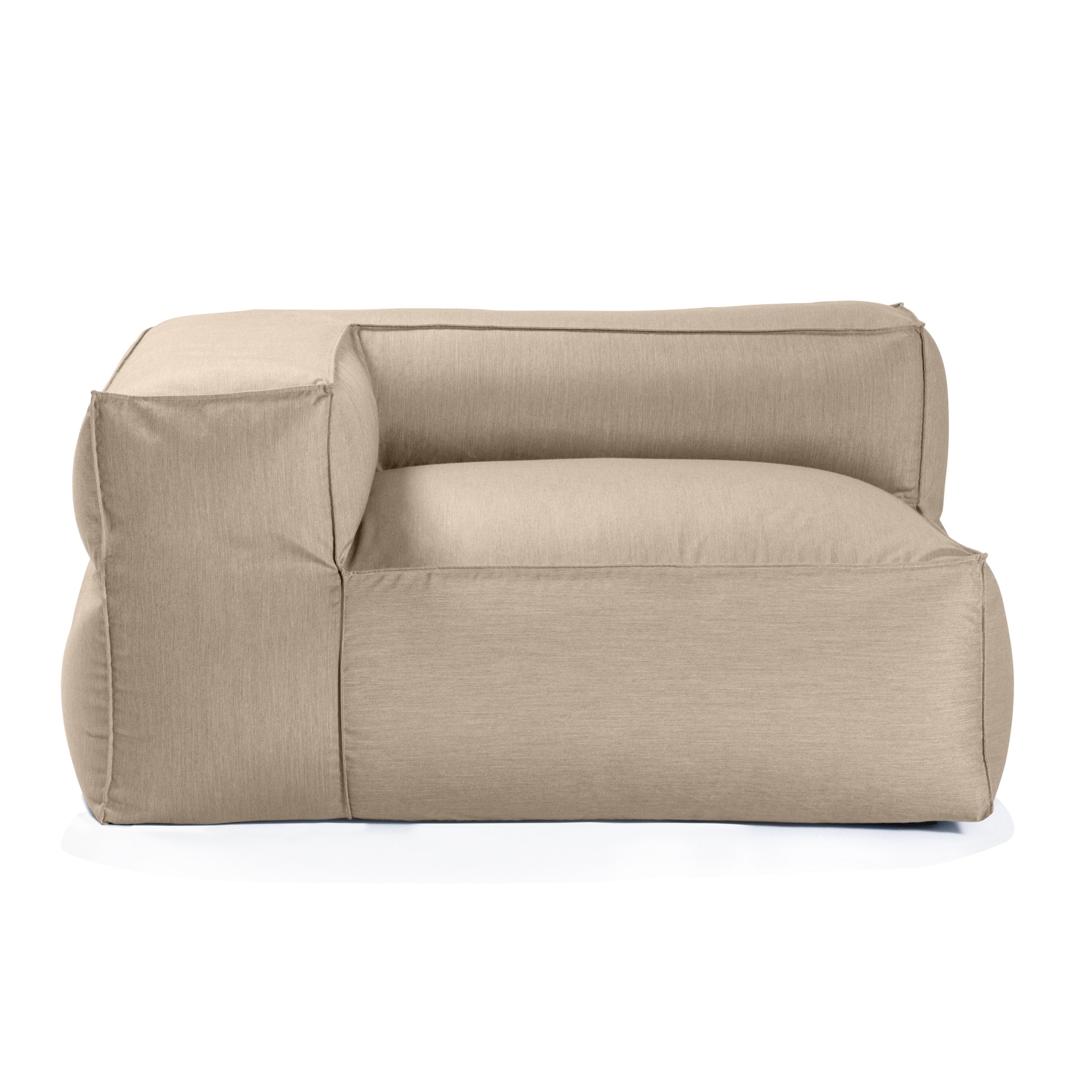 Baya Outdoor Right Corner - Sunbrella, Coral