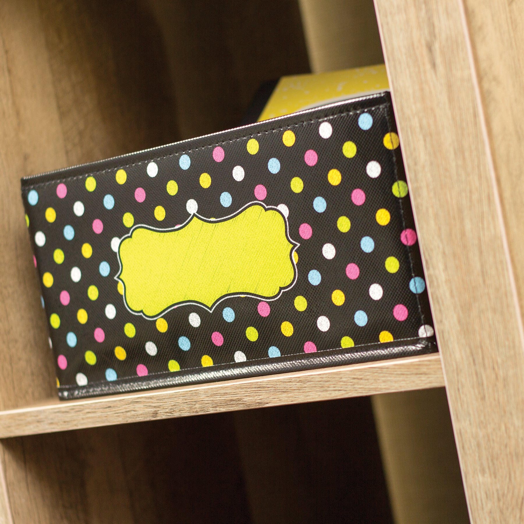 Chalkboard Brights Storage Bin