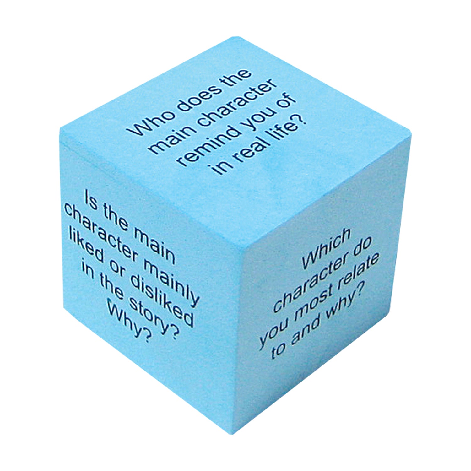 Foam Reading Comprehension Cubes
